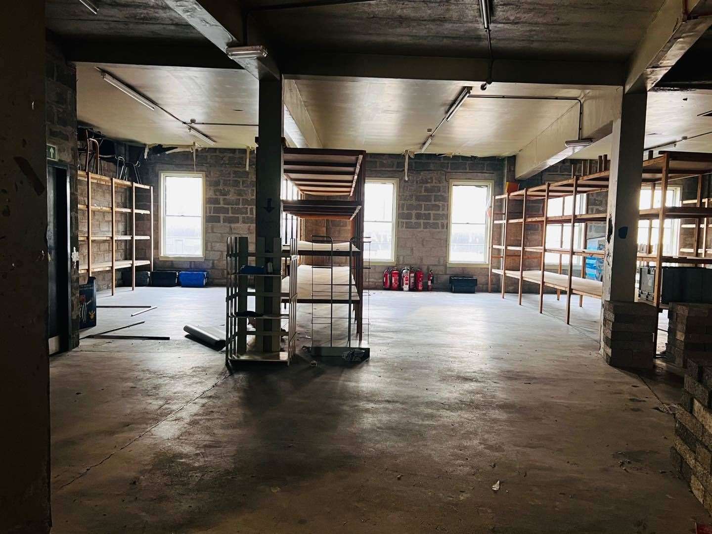 View inside the former Ponden Home Interiors building where Playback games bar and restaurant could be created. Picture: Inverness BID