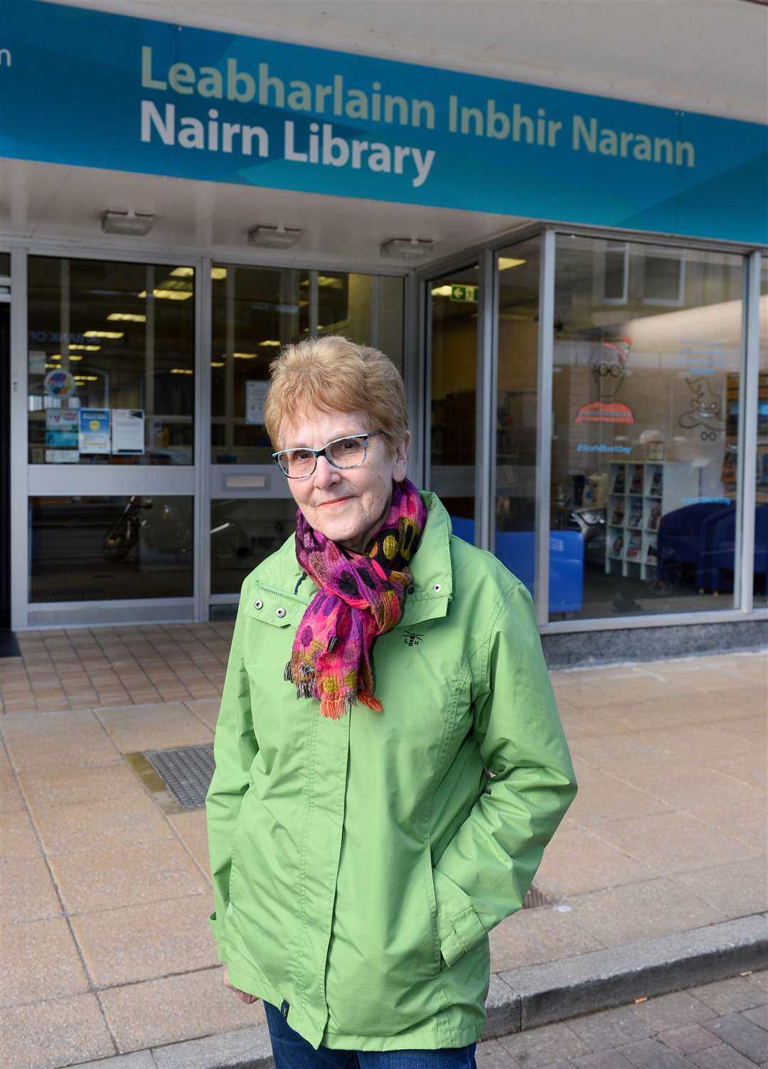 Sheena Baker at Nairn Library.Picture Gary Anthony.