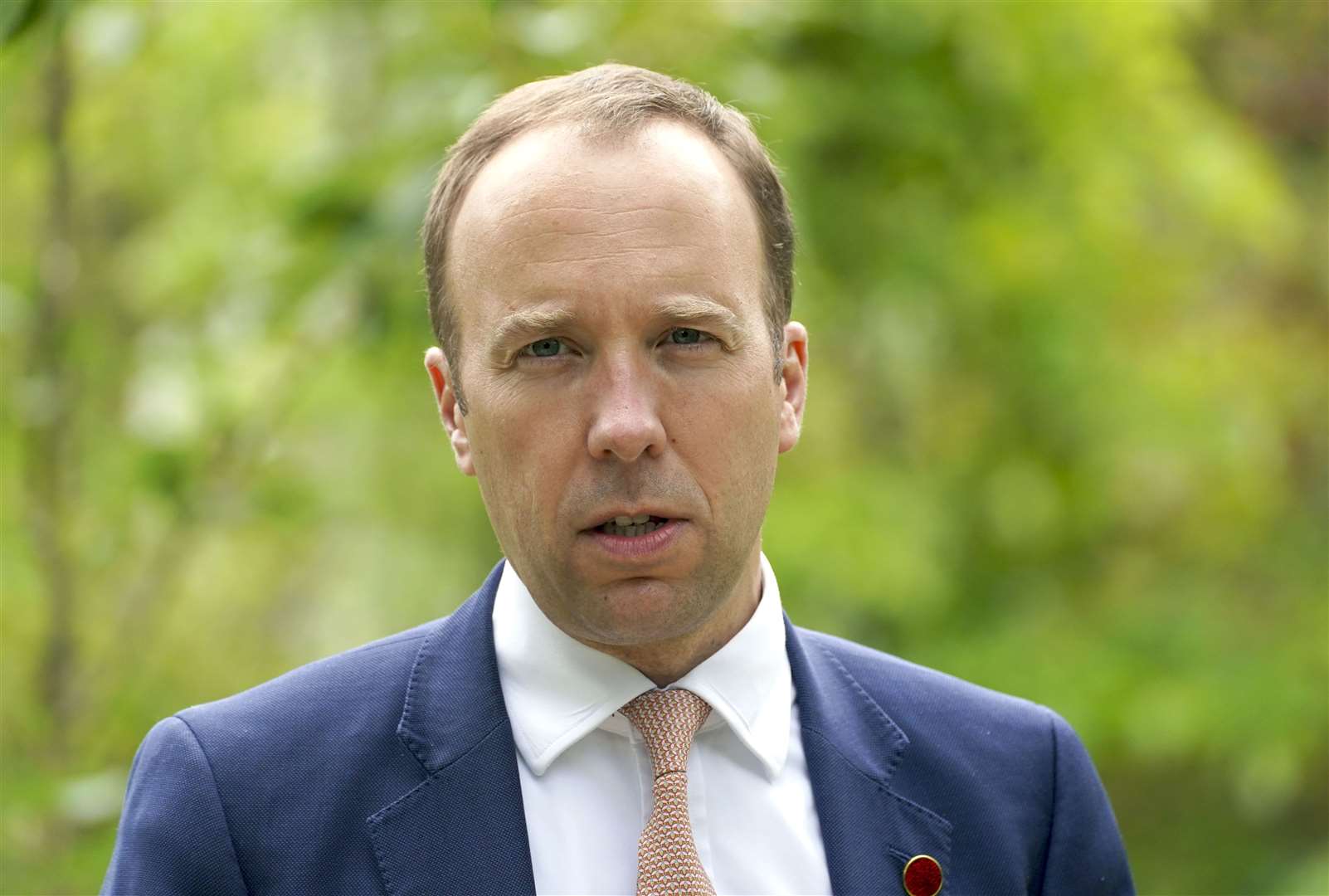 The hearing was told former health secretary Matt Hancock’s WhatsApp messages had been supplied without any redaction (Steve Parsons/PA)