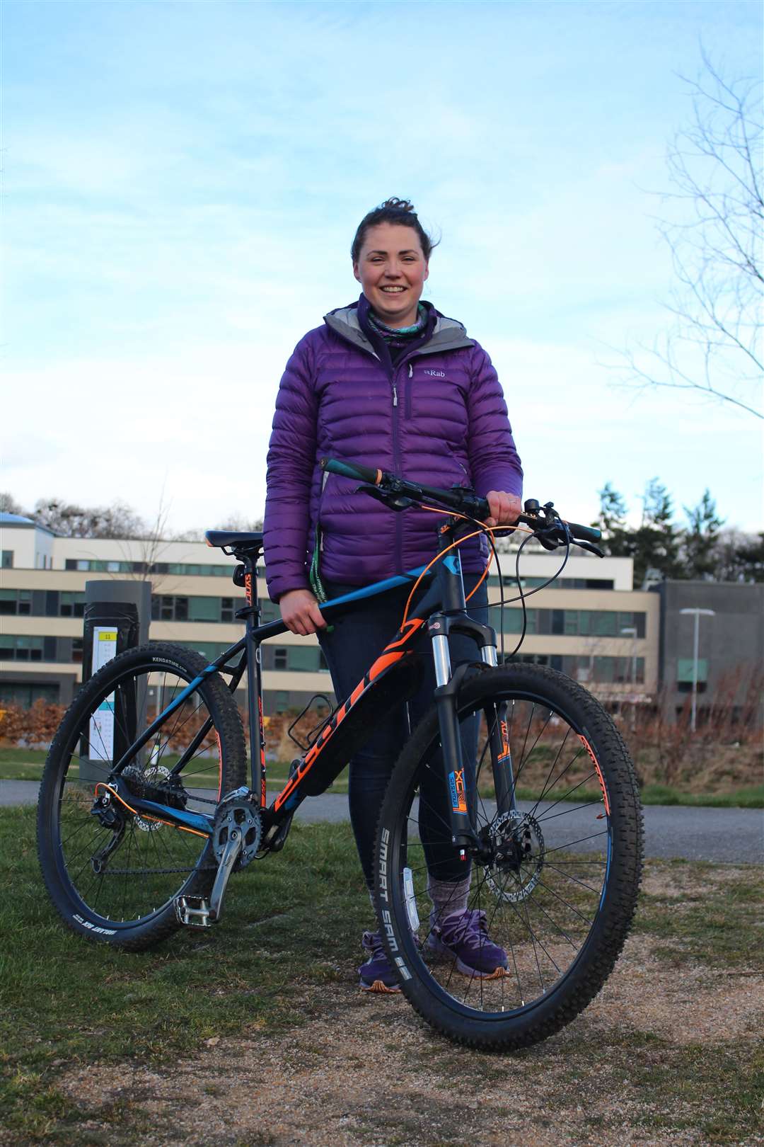 Jane Chisholm wants to see the trail at Inverness Royal Academy developed into a mountain bike skills loop. Picture: John Davidson