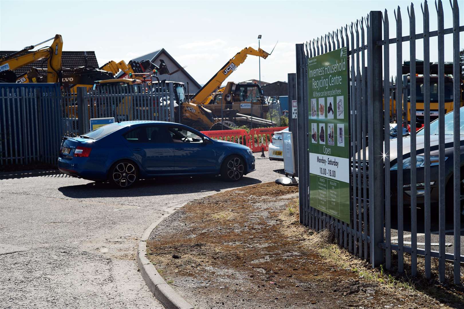 The Inverness Household Recycling Centre where the opening times have been criticised by a local councillor.