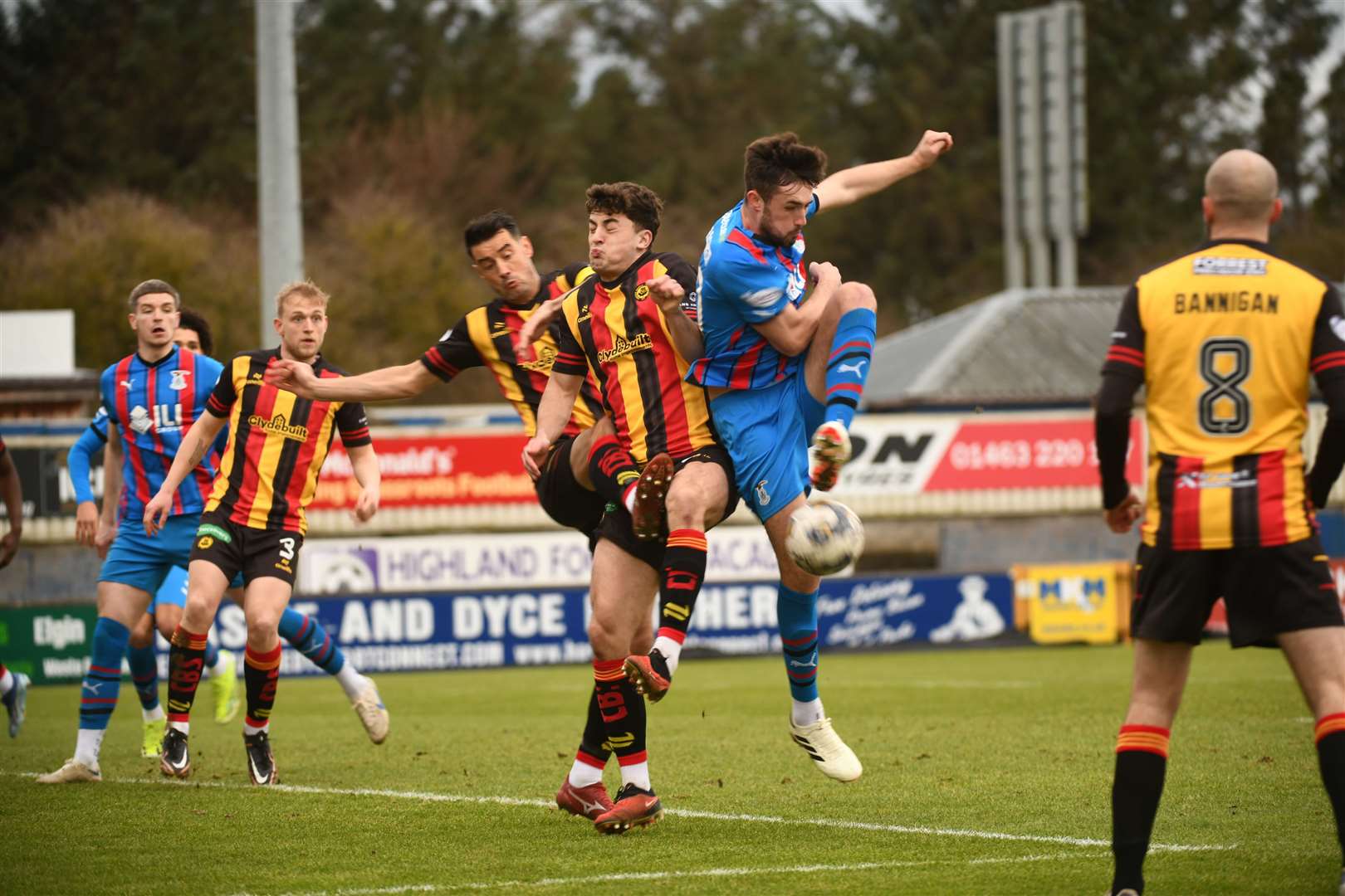 Caley Thistle v Partick Thistle. Picture: James Mackenzie.