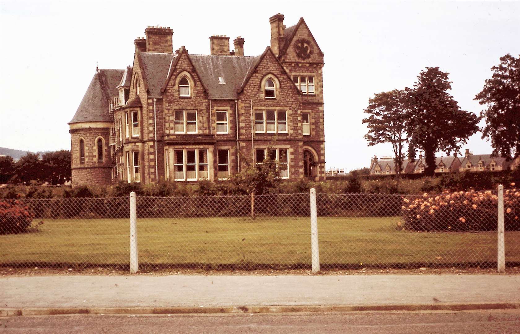 The former bishop’s mansion, which stands on Bishop’s Road, pictured in 1966. Picture courtesy of Dr WJ Bethune/Am Baile