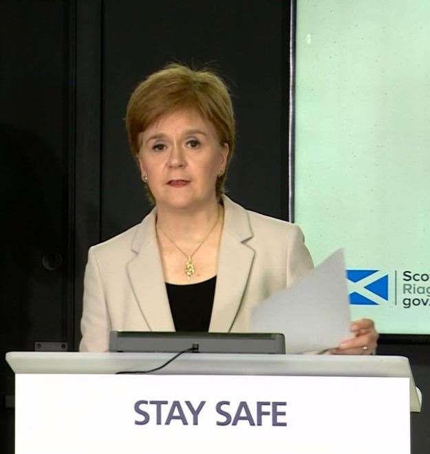 First Minister Nicola Sturgeon said 'there is no doubt that we are currently in a precarious position'.