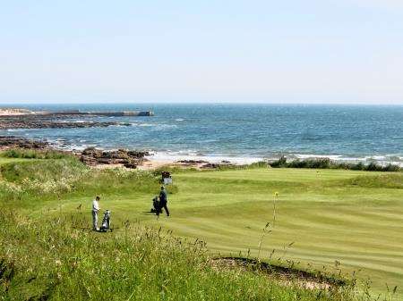 The glorious seaside setting of Royal Dornoch golf course.