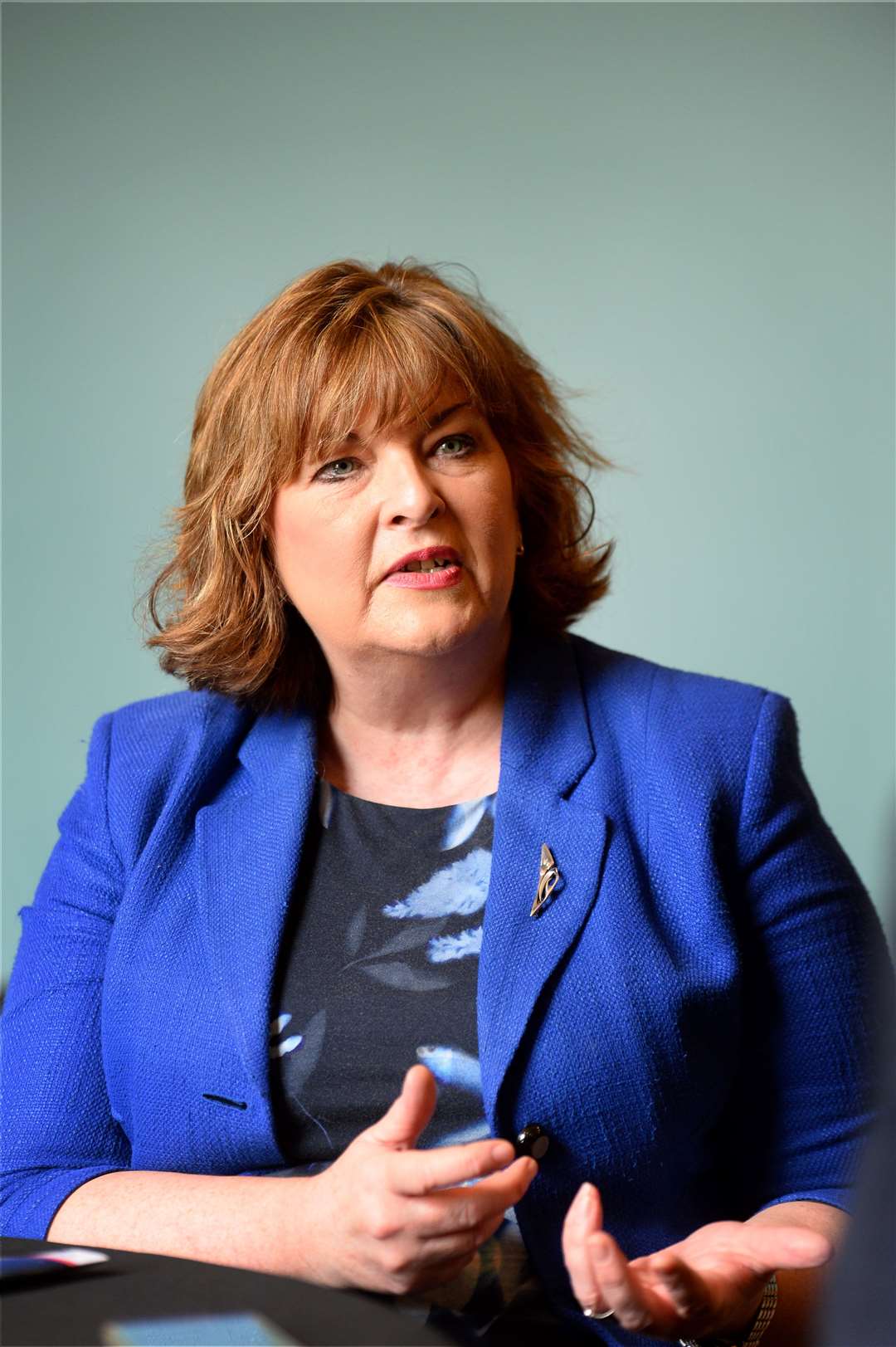 MSP Fiona Hyslop,Cabinet Secretary for economy, fair work and culture. Picture: Gary Anthony. Image No.043570.