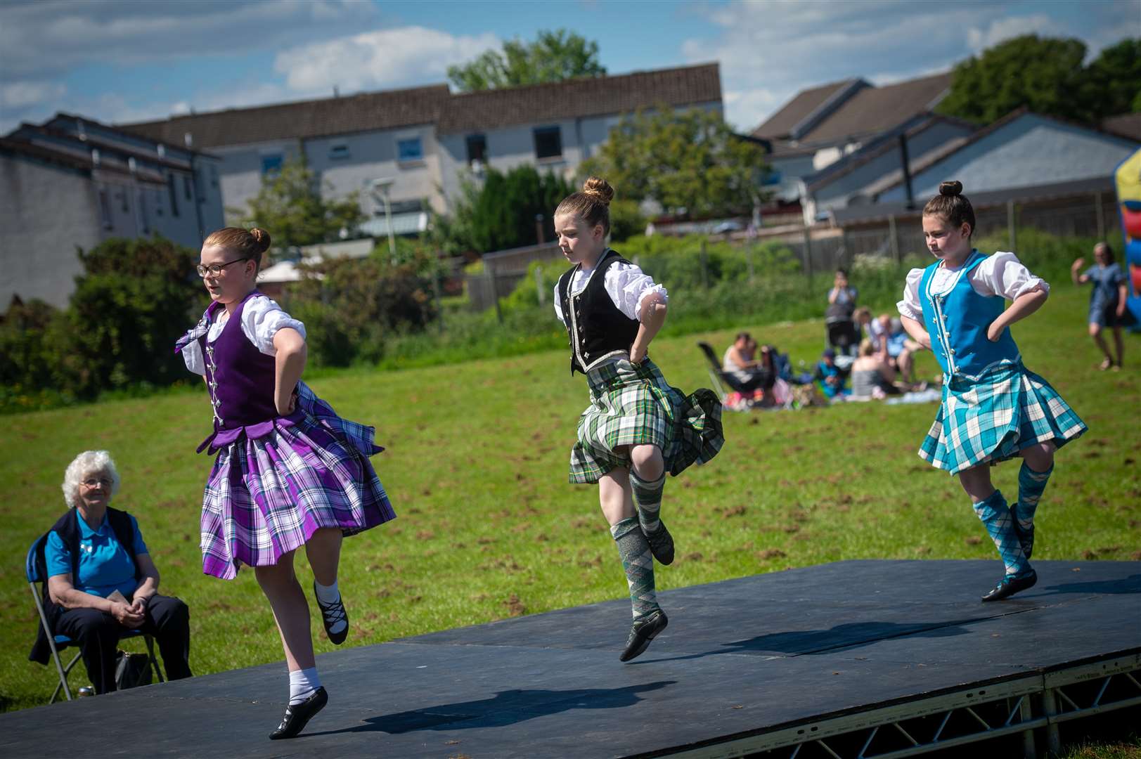 The Fraser School of Highland Dancing provided entertainment. Picture: Callum Mackay
