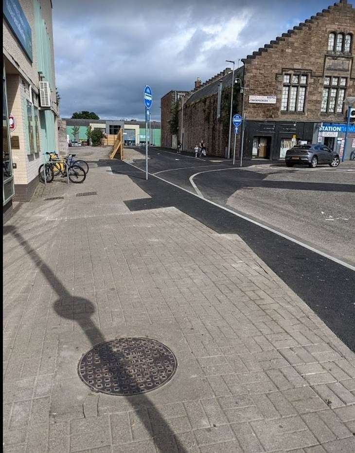 A new link for buses and taxis from Inverness Bus Station is set to reduce traffic in Academy Street.