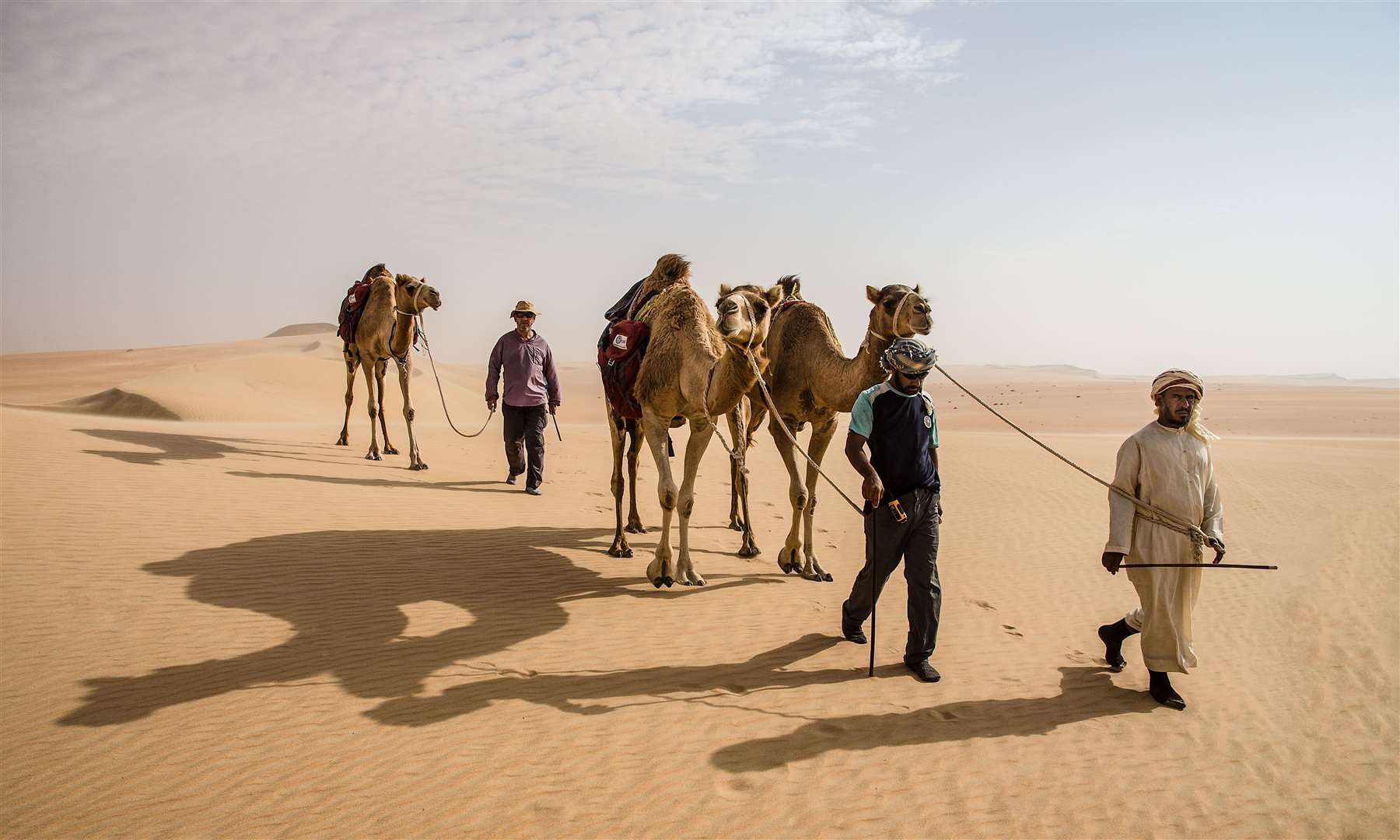 Mark Evans journeyed across the biggest sand desert on earth, the Empty Quarter.