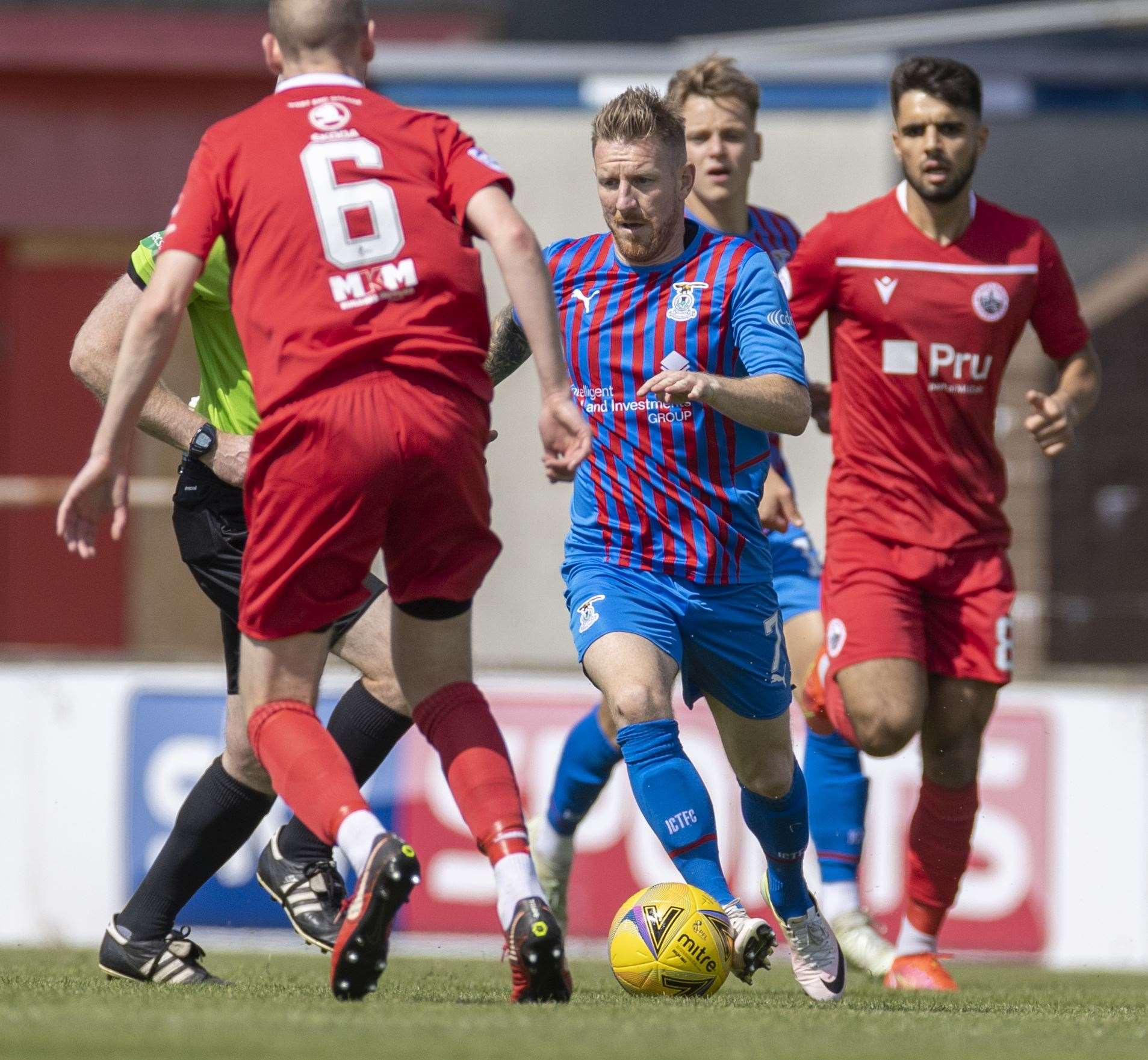 Michael Gardyne could be in line to return for Caley Thistle tomorrow. Picture: Ken Macpherson