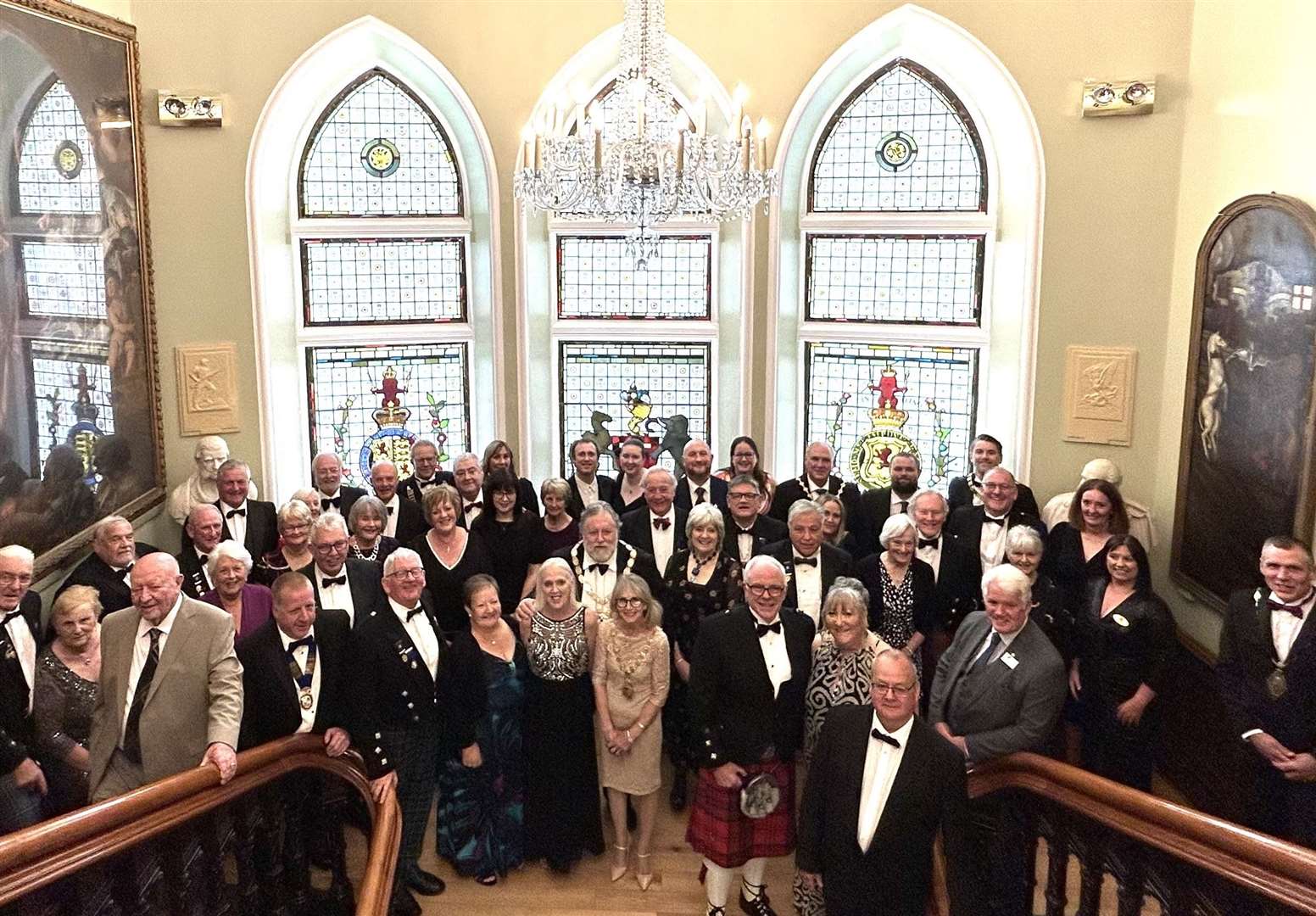 Expert plumbers from Inverness and furher afield were honoured with a civic dinner at the city's town house.