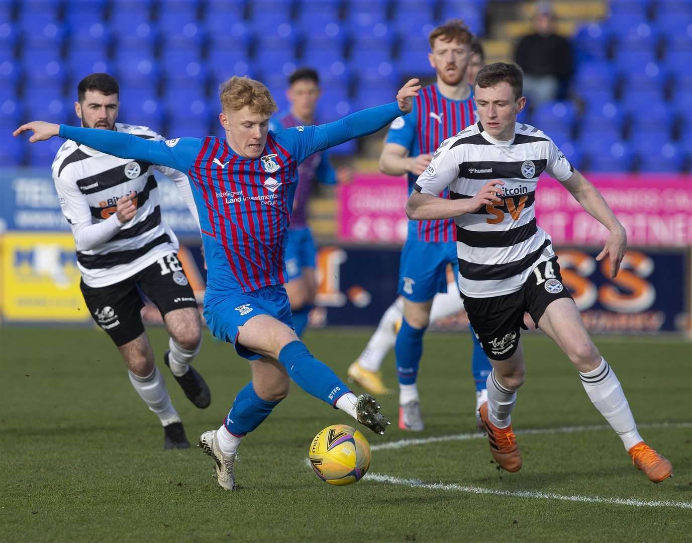 Sam Pearson in action for Inverness Caledonian Thistle.