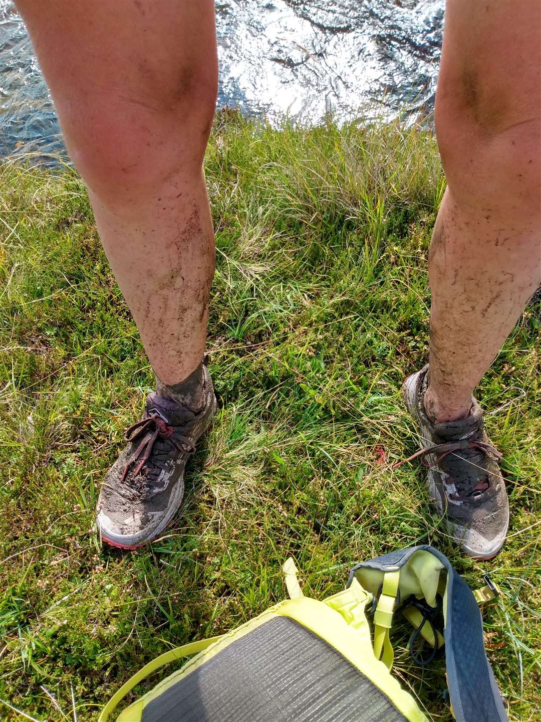 Muddy shoes!