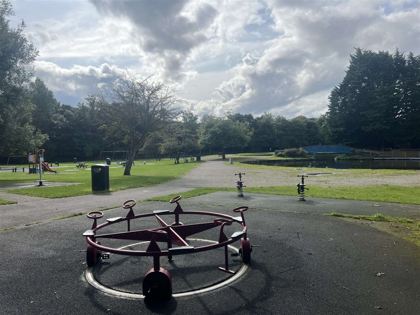 Play equipment at Whin Park is in line for replacement.