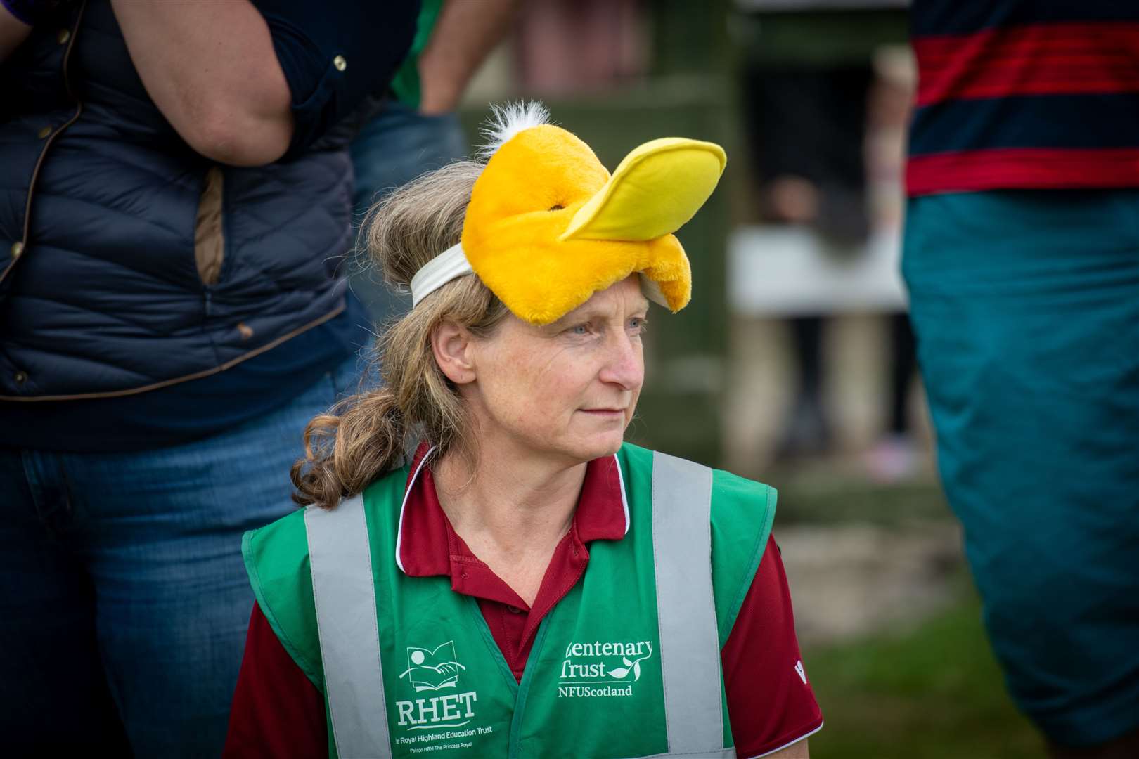 A moment for reflection at the event which also provided an opportunity to show the general public a bit more about what's involved with farming and production of the goods many take for granted. Picture: Callum Mackay