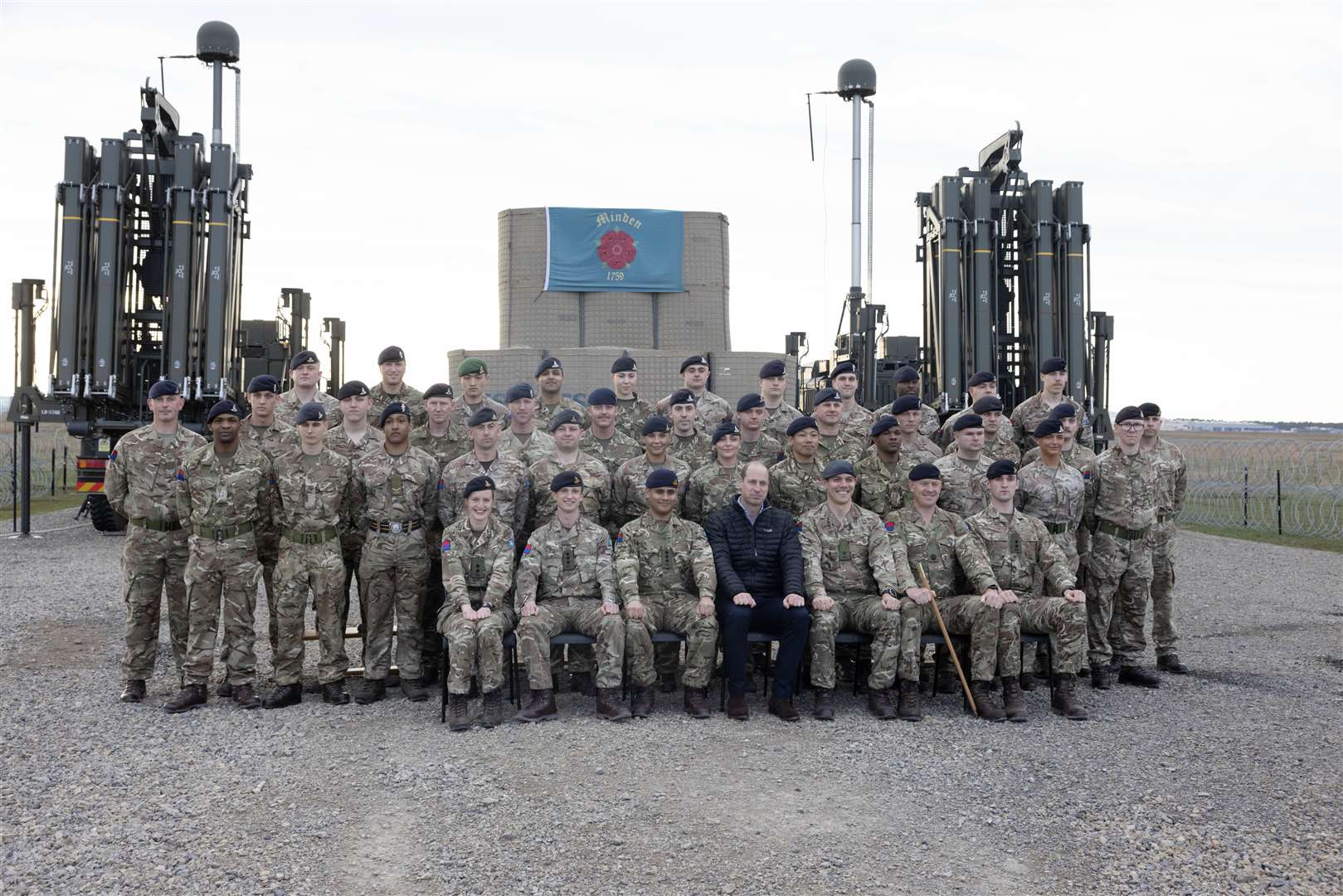The Prince of Wales during a visit to the British armed forces in Rzeszow, Poland (Ian Vogler/Daily Mirror/PA)