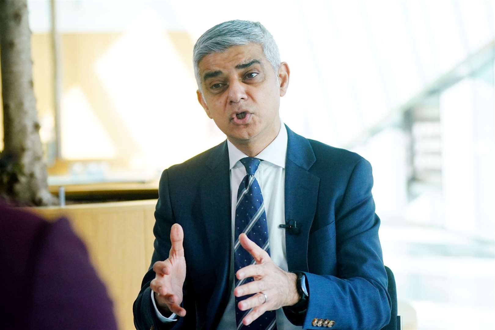 Mayor of London Sadiq Khan said Lee Anderson has ‘poured petrol on the fires of hatred’ (Victoria Jones/PA)