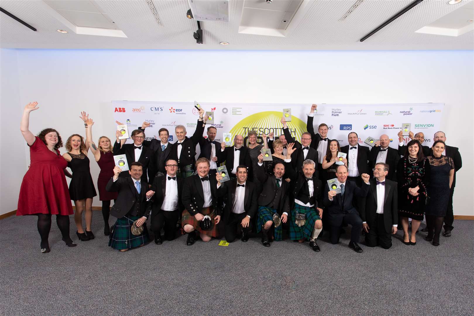 The winners at last year's Scottish Green Energy Awards.