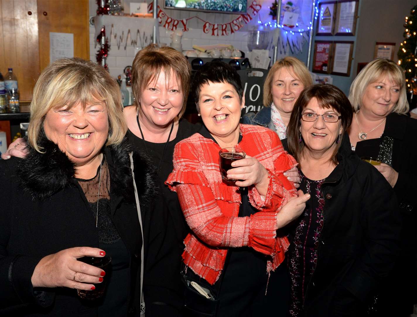 Mary Clunas (centre) parties on her 60th birthday. Picture: Gary Anthony.
