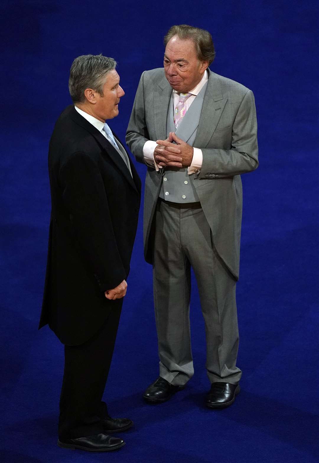 Labour leader Sir Keir Starmer and Lord Lloyd-Webber at the coronation (Andrew Matthews/PA)