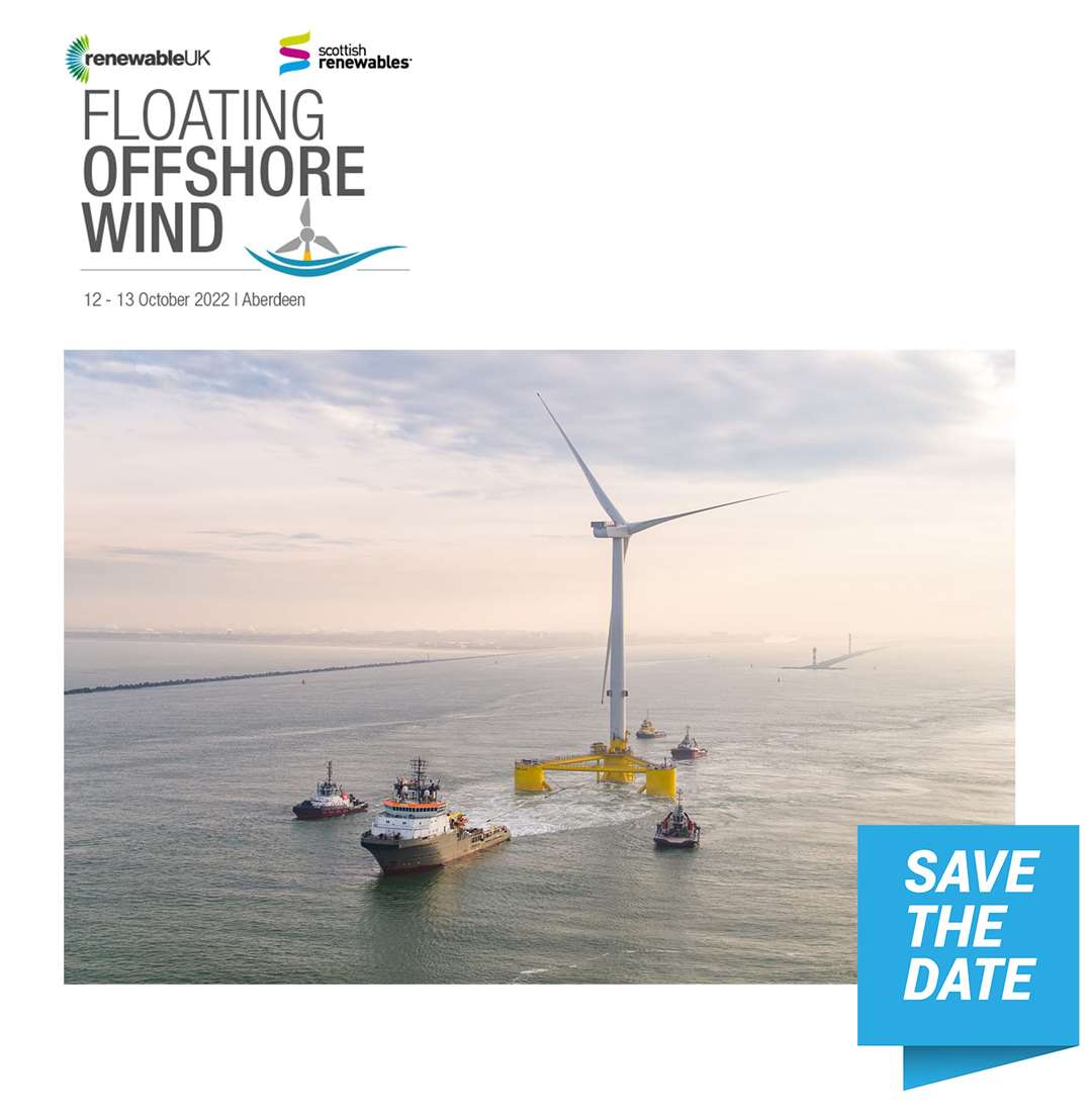 The Floating Offshore WindUK conference and exhibition will take place in Aberdeen in October.