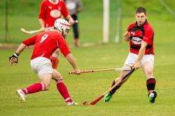 Action from the match between Kinlochshiel and Glenurquhart. Picture by Neil G Paterson.
