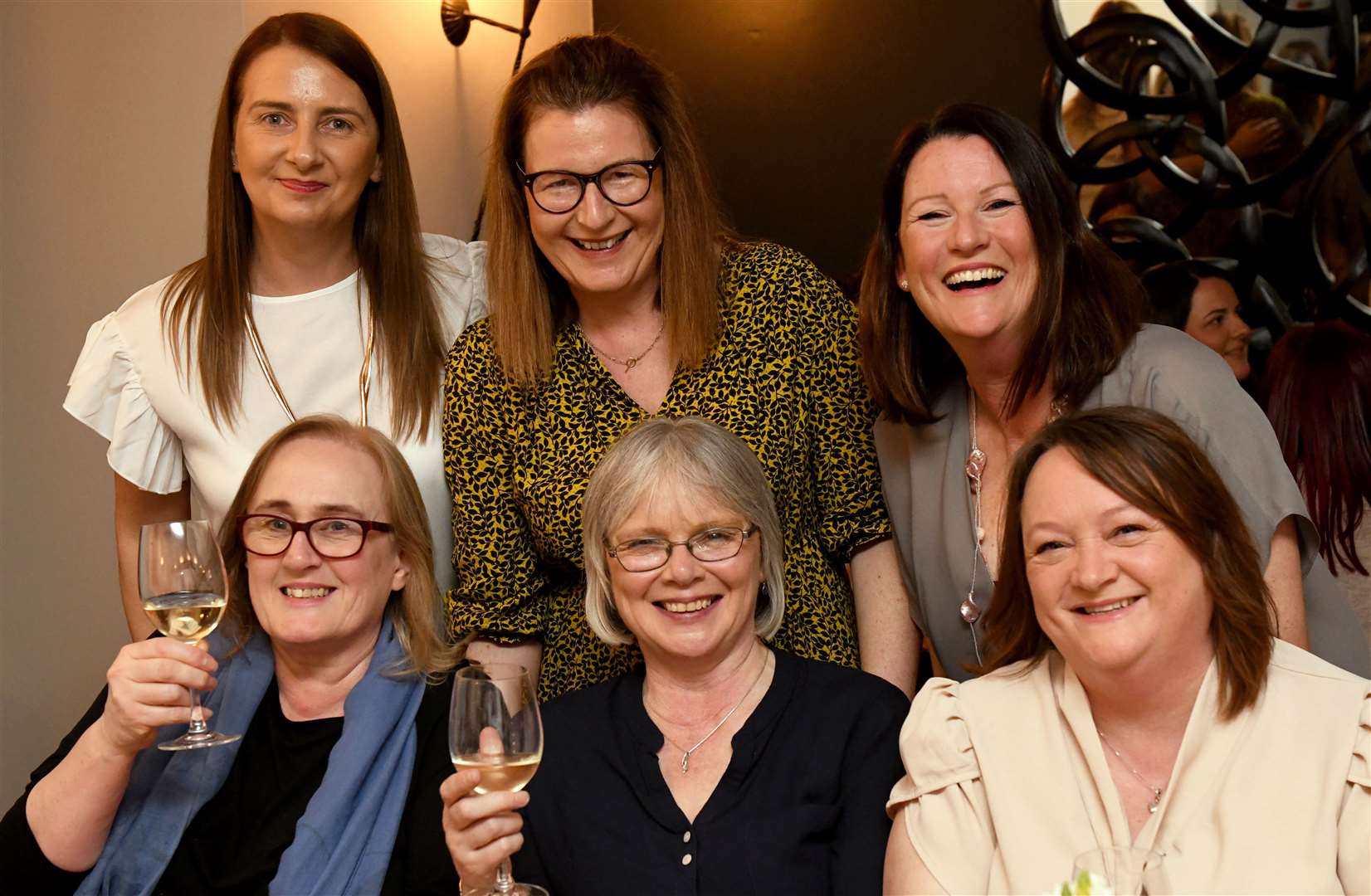 Louise Kelman, Linda McMillan, Helen Murray, Tina Young, Rhona Donnelly and Pamela Moore. Picture: James Mackenzie