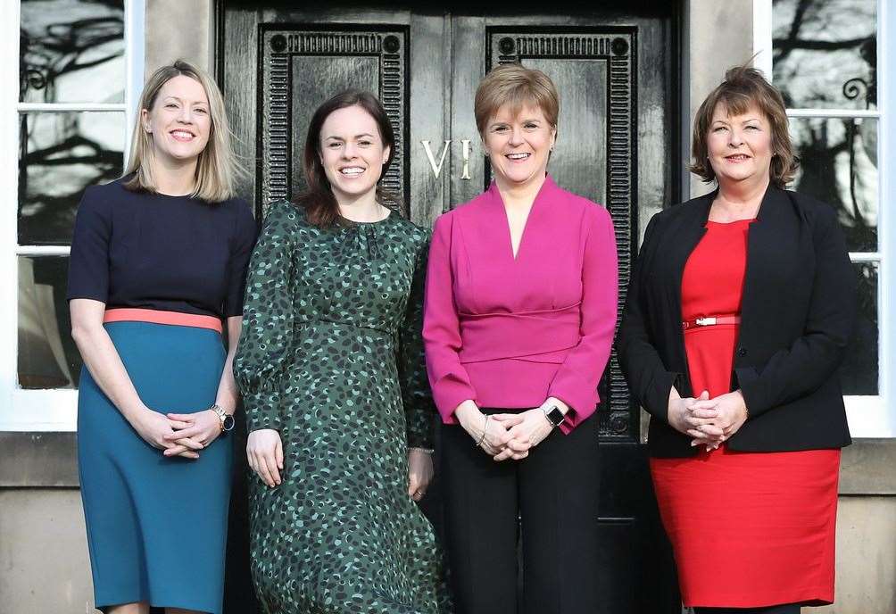 Kate Forbes (second left) was among First Minister Nicola Sturgeon's (second right) appointments this week, which also included Jenny Gilruth (left) and Fiona Hyslop.