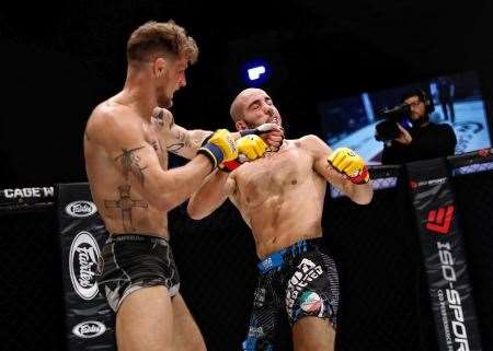 Ross Houston has turned down offers from America and Asia in the hope of earning a UFC contract. Picture: Dolly Clew/Cage Warriors