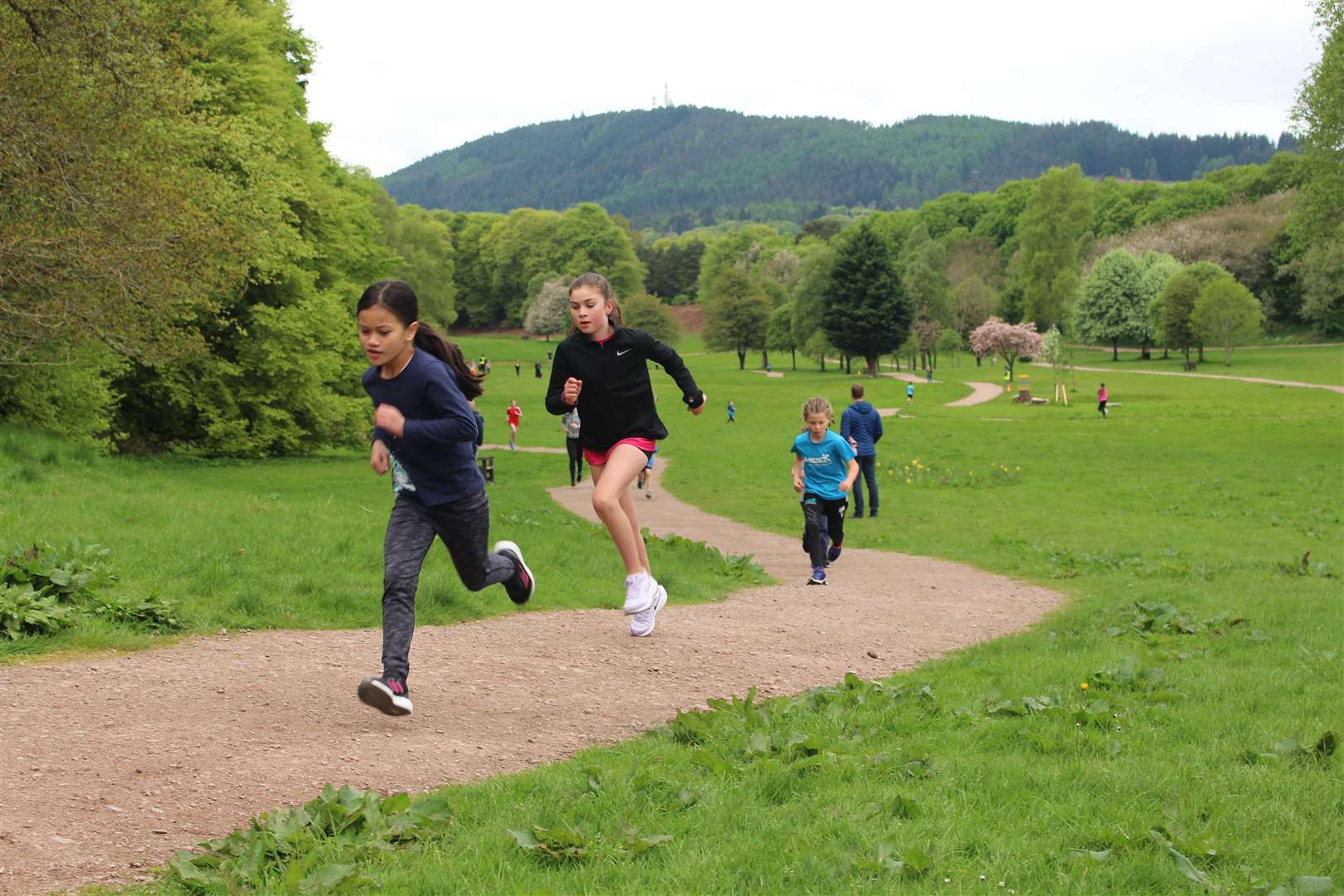 The junior parkrun course at Torvean park in Inverness (stock image).