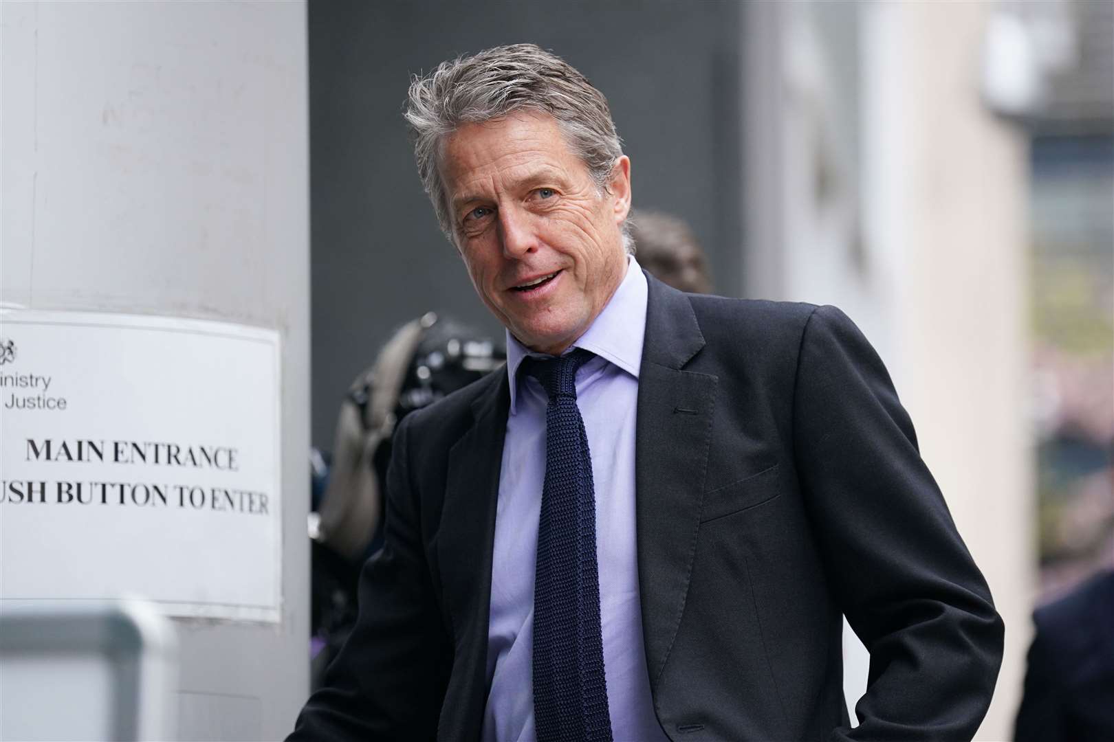 Hugh Grant at the Rolls Buildings in central London (James Manning/PA)