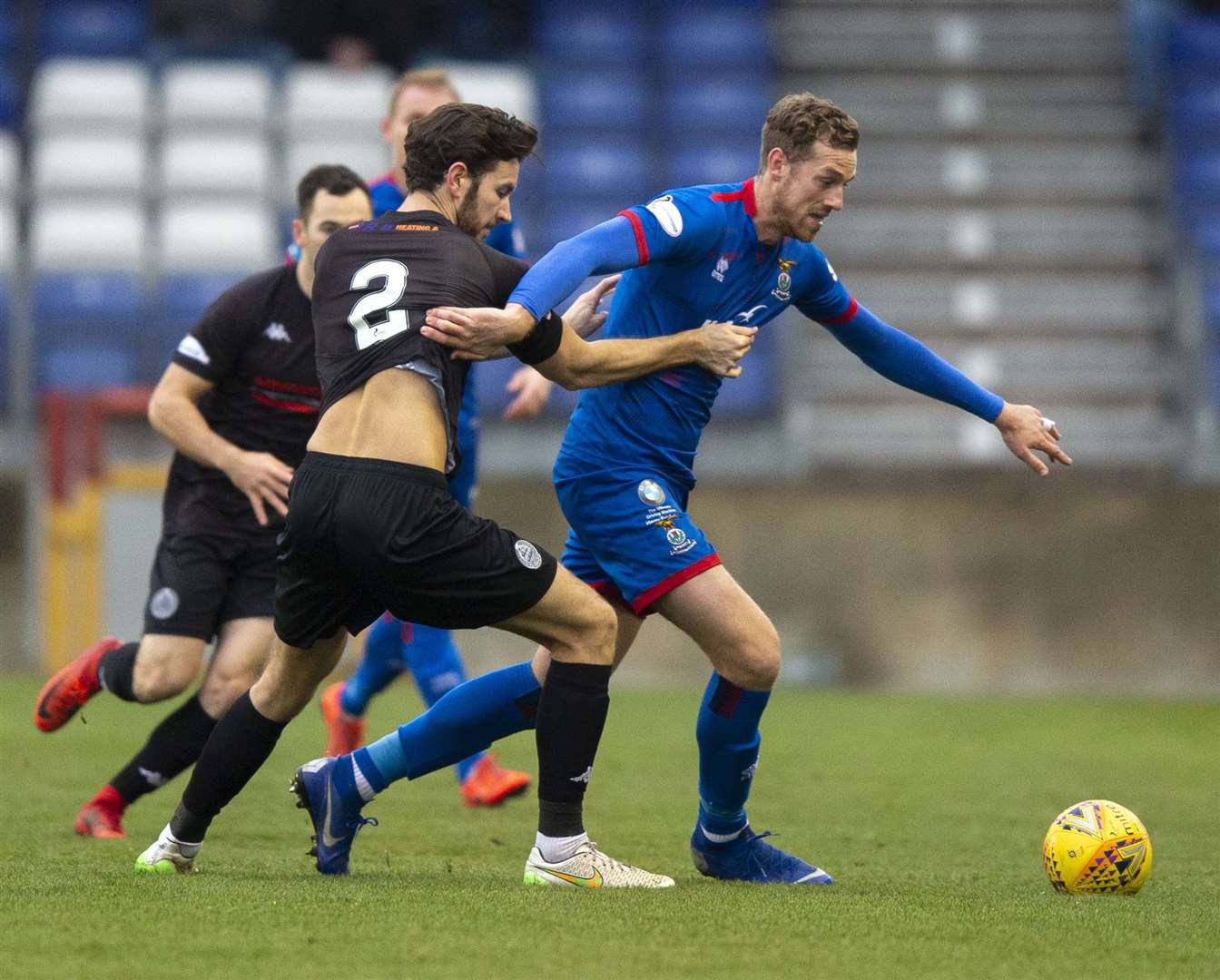 Caley Thistle edged past Clyde on penalties to qualify for the semi finals. Picture: Ken Macpherson