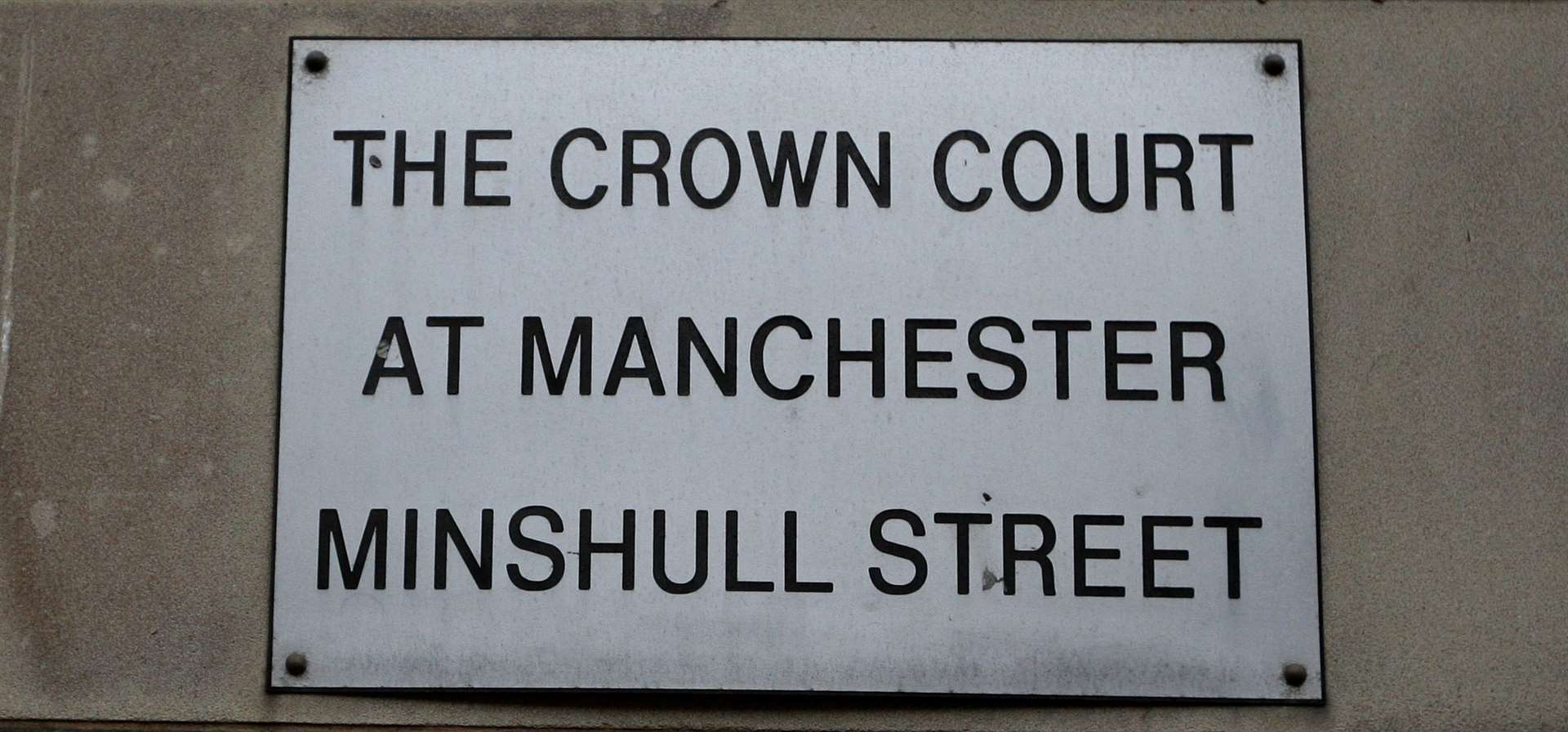 Signage at Manchester Crown Court,Minshull Street (Dave Thompson/PA)