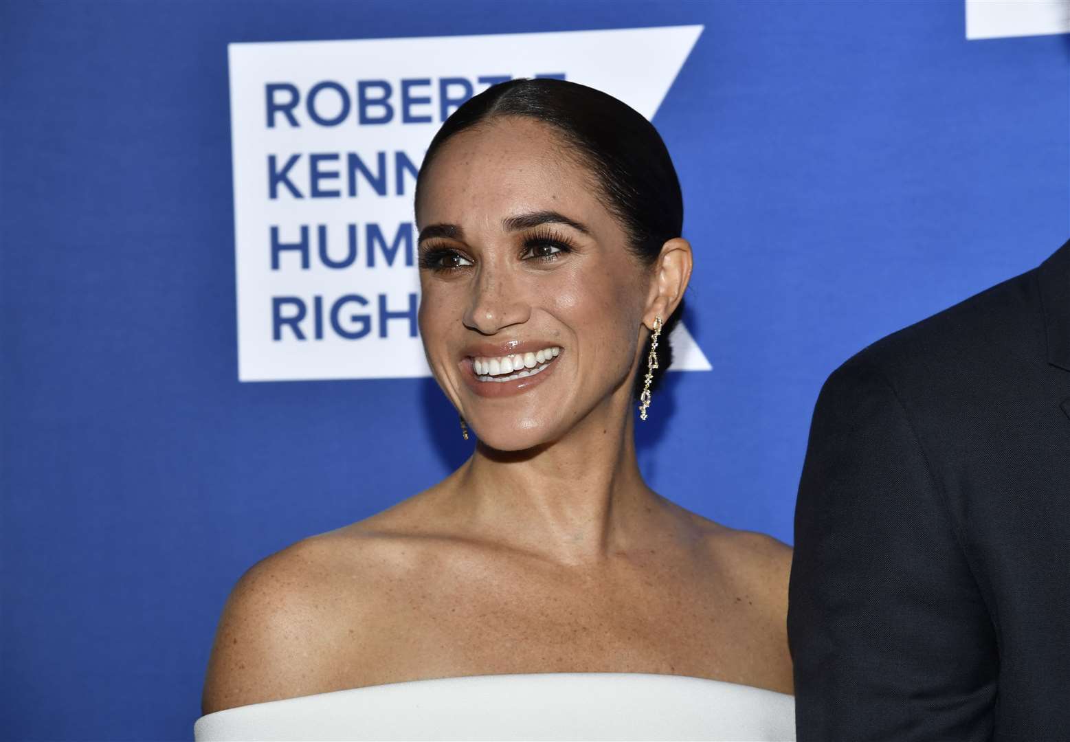 Kerry Kennedy, president of the RFKHR, said Meghan had ‘normalised’ discussion about mental health (Evan Agostini/Invision/AP)