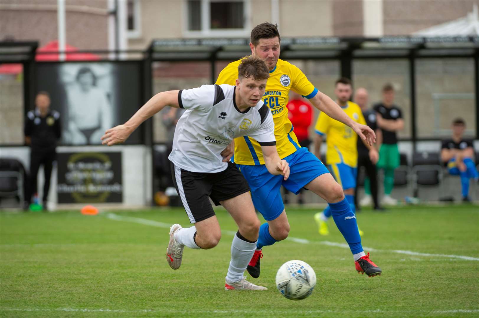 Harry Nicolson is no stranger to Clach, having spent time on loan at the club in the 2021/22 season. Picture: Callum Mackay