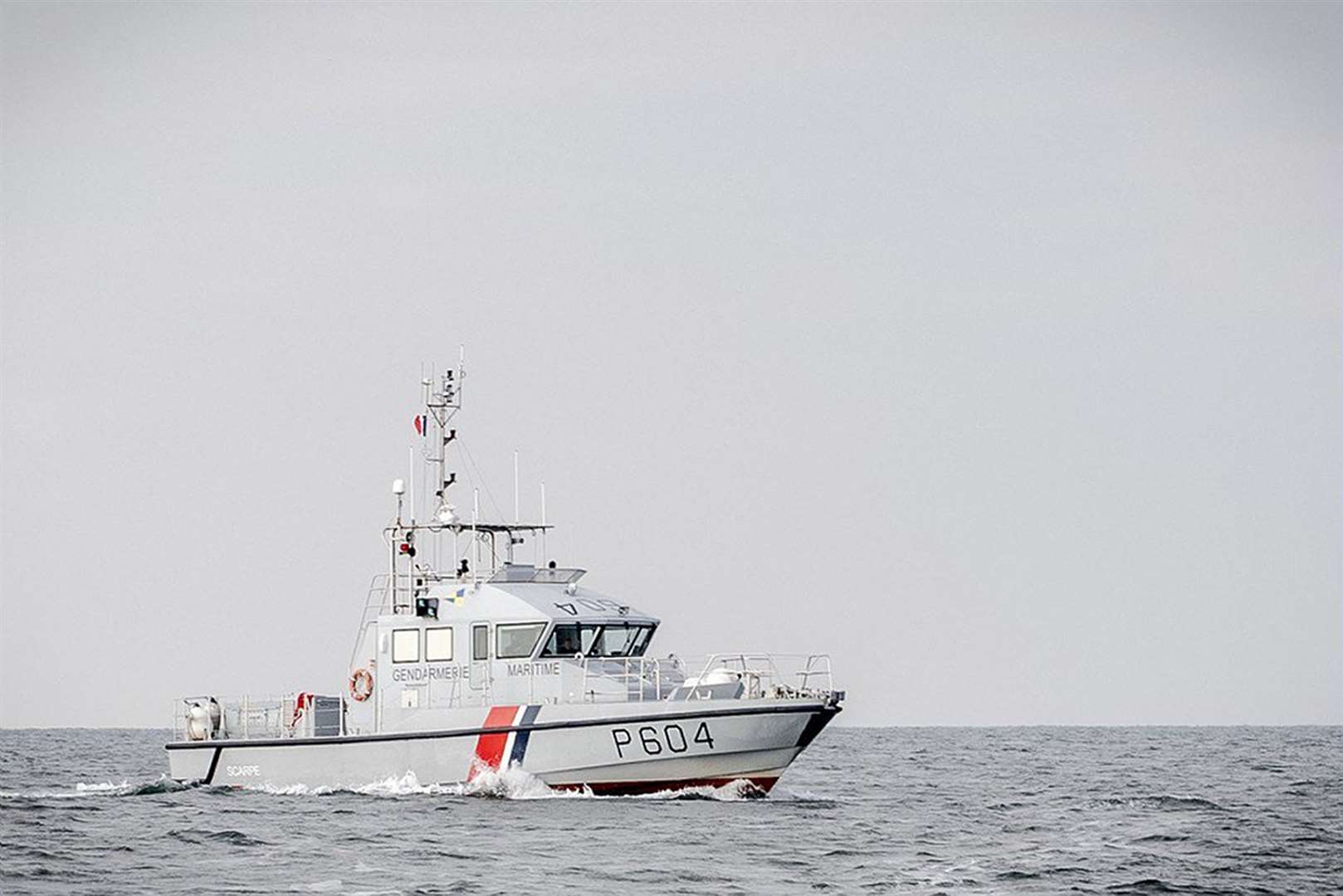 A French patrol boat as more migrants were picked up by French authorities in the English Channel on Wednesday (Marine Nationale/PA)