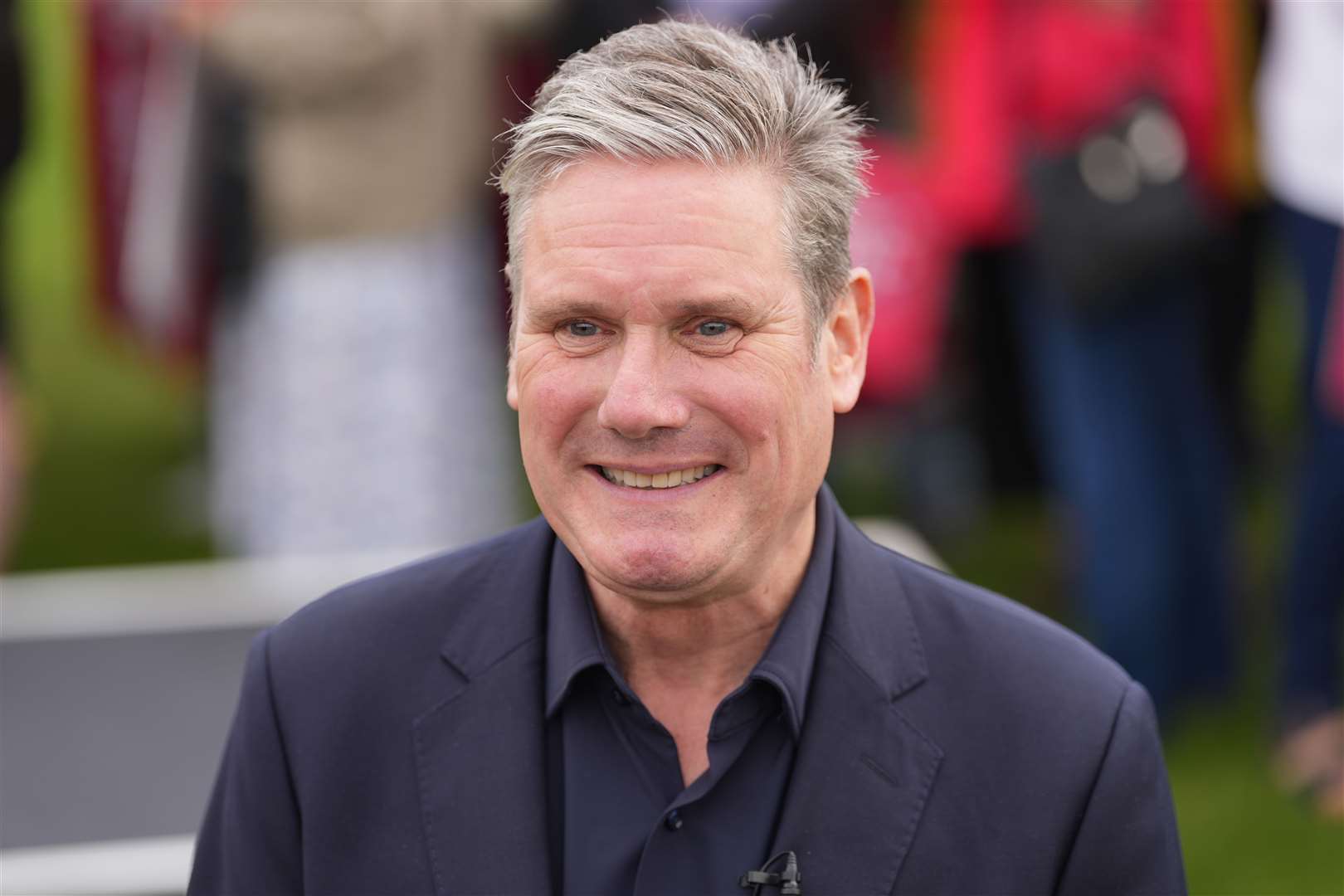 Labour leader Sir Keir Starmer at Selby football club after Labour candidate Keir Mather won the Selby and Ainsty by-election (Danny Lawson/PA)