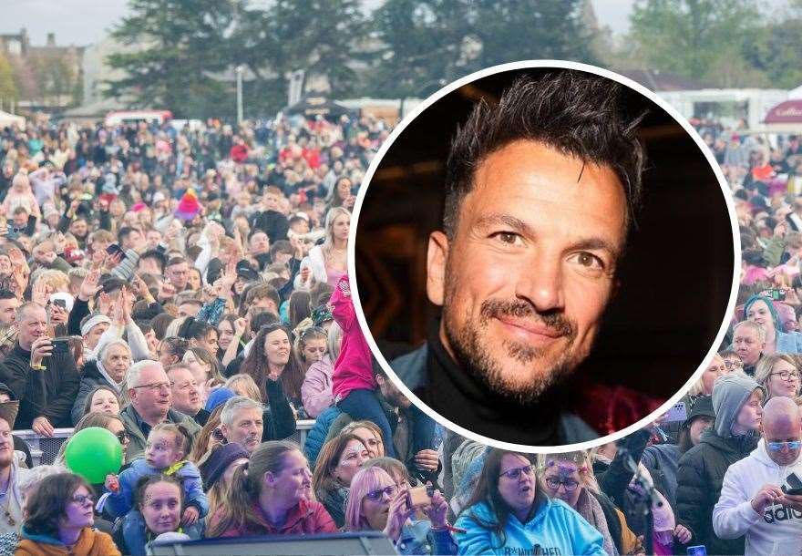 Showbiz heavyweight Peter Andre will play at this year's MacMoray Family Festival...Picture inset: PeterAndre/Facebook