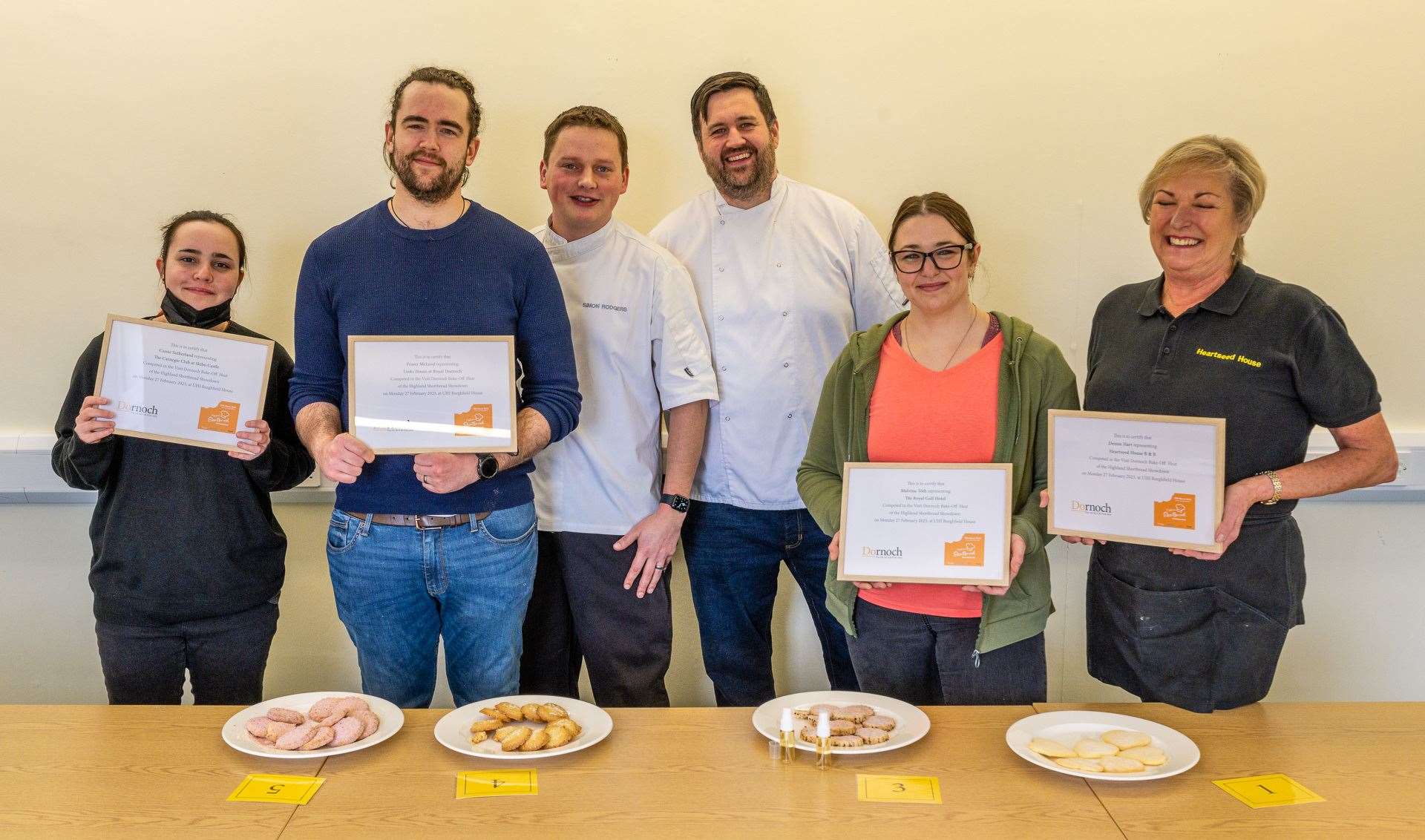 Finalists at last year's Highland Shortbread Showdown. Picture: Andy Kirby