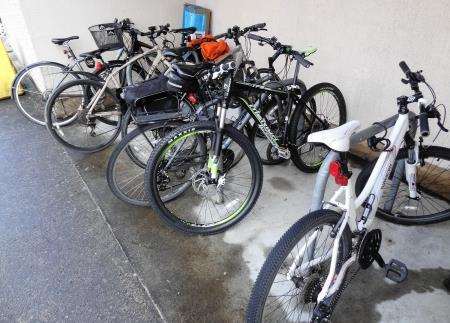 Cycle parking is easier too - like at our Inverness office.
