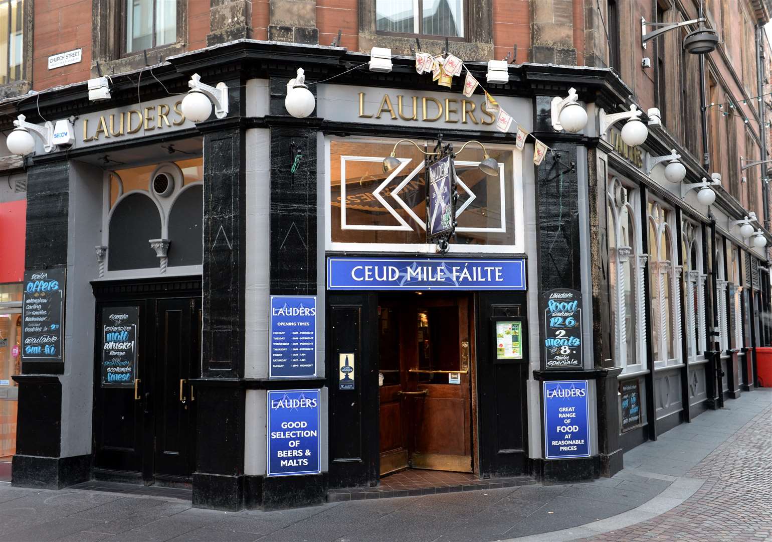 Lauders bar in Church Street.