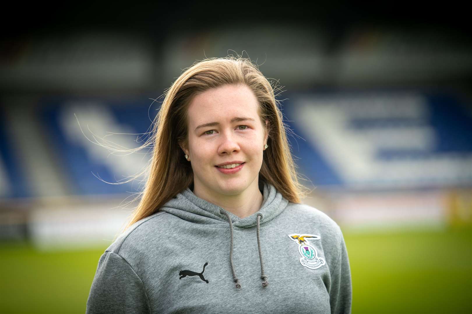 Caley Thistle's Kayleigh Mackenzie says she dreamed of taking on the likes of Rangers when growing up in Stornoway. Picture: Callum Mackay