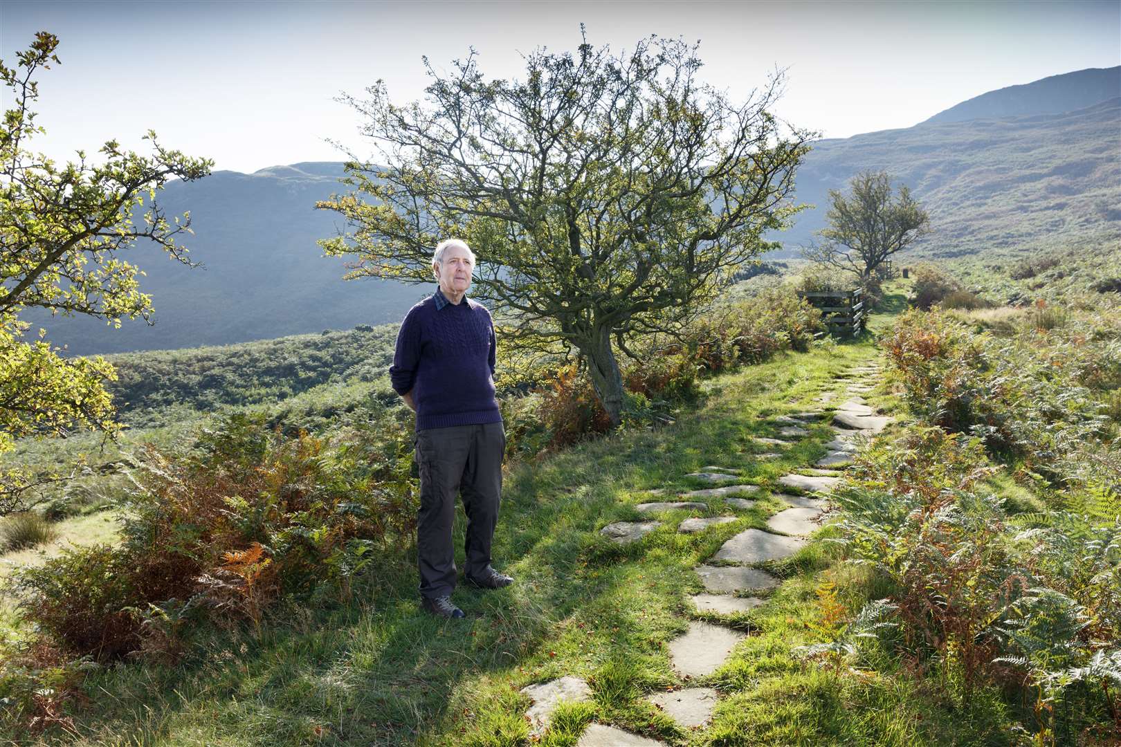 Grant Frew from Great Broughton and Ingleby Greenhow Local History Group who was tenacious in getting the section of 13th century trackway protected (Historic England Archive/PA)