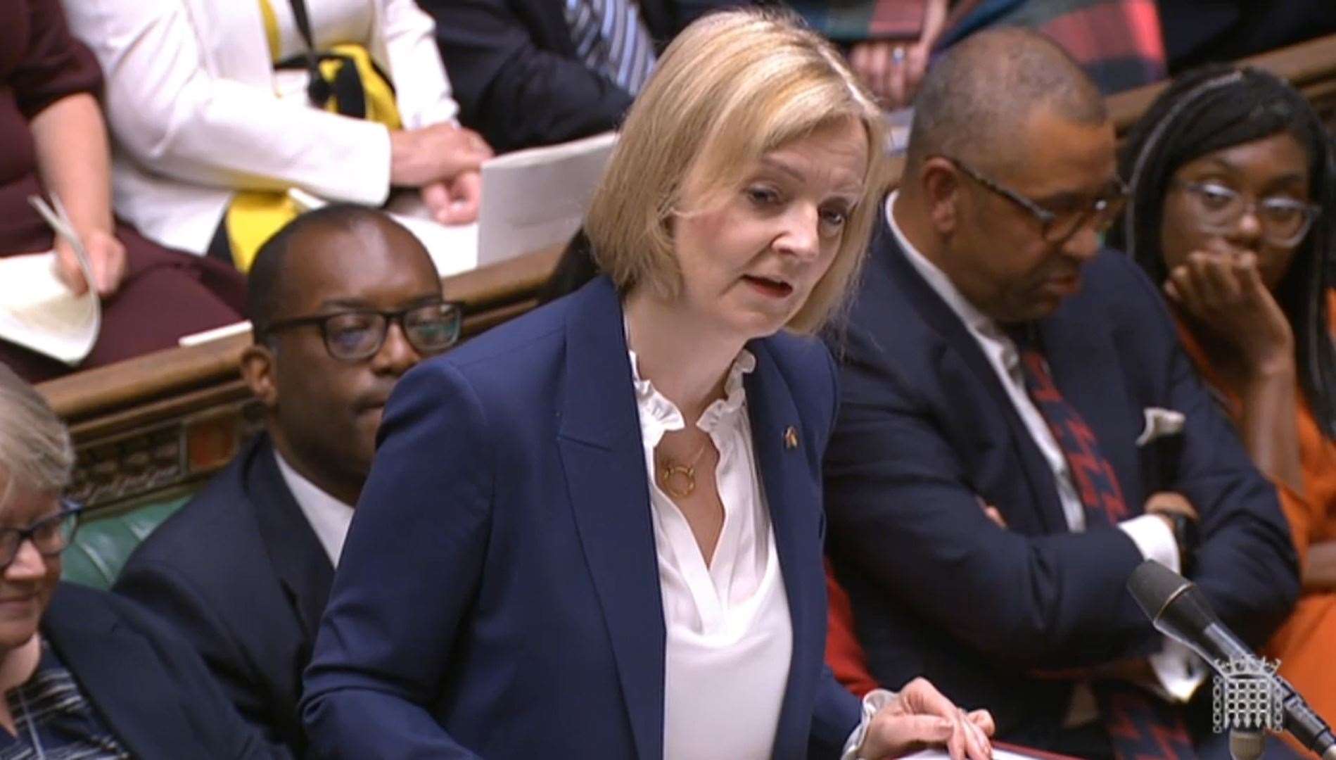 Prime Minister Liz Truss said (House of Commons/PA)
