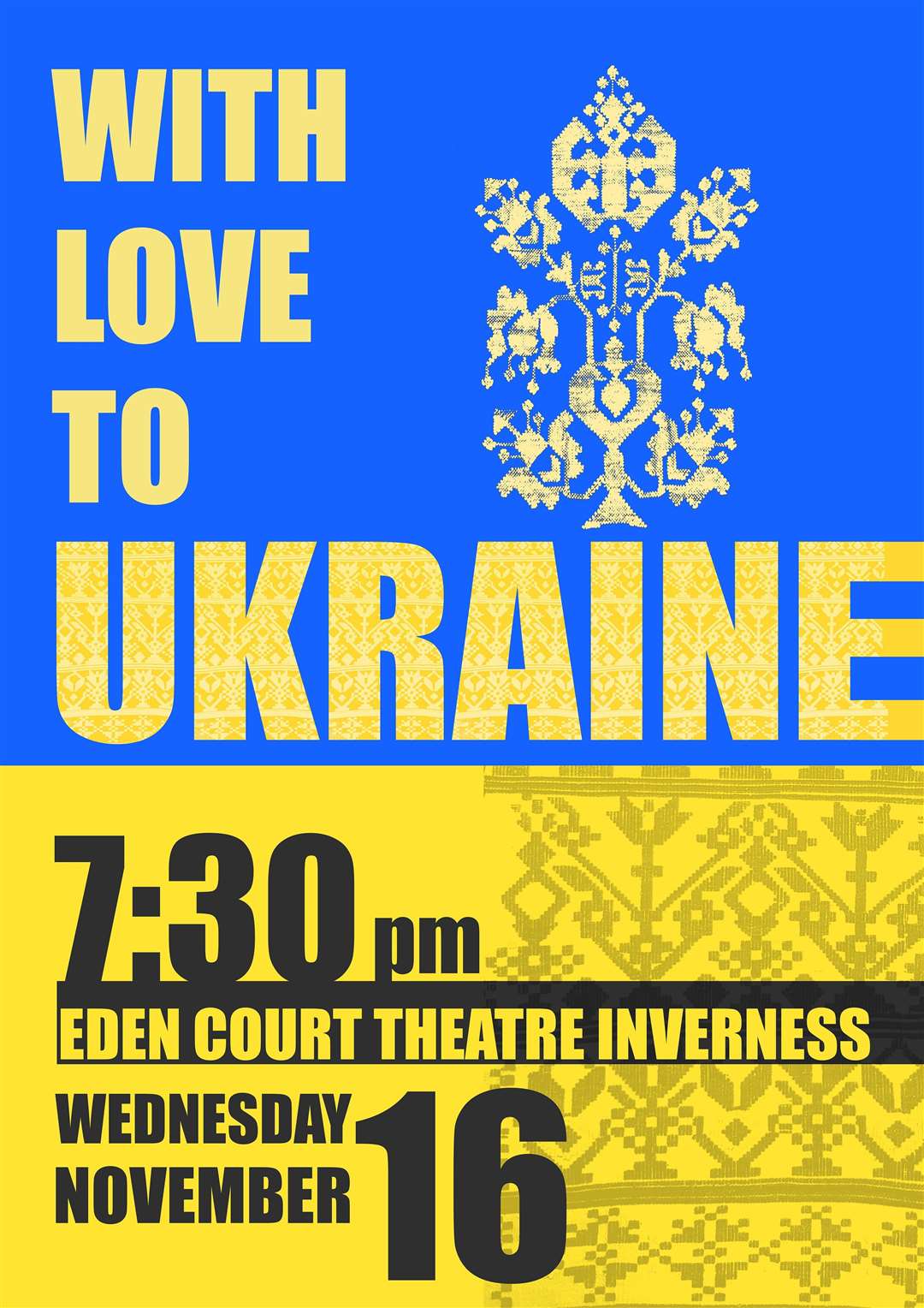 With Love To Ukraine - tickets are now on sale for the event.