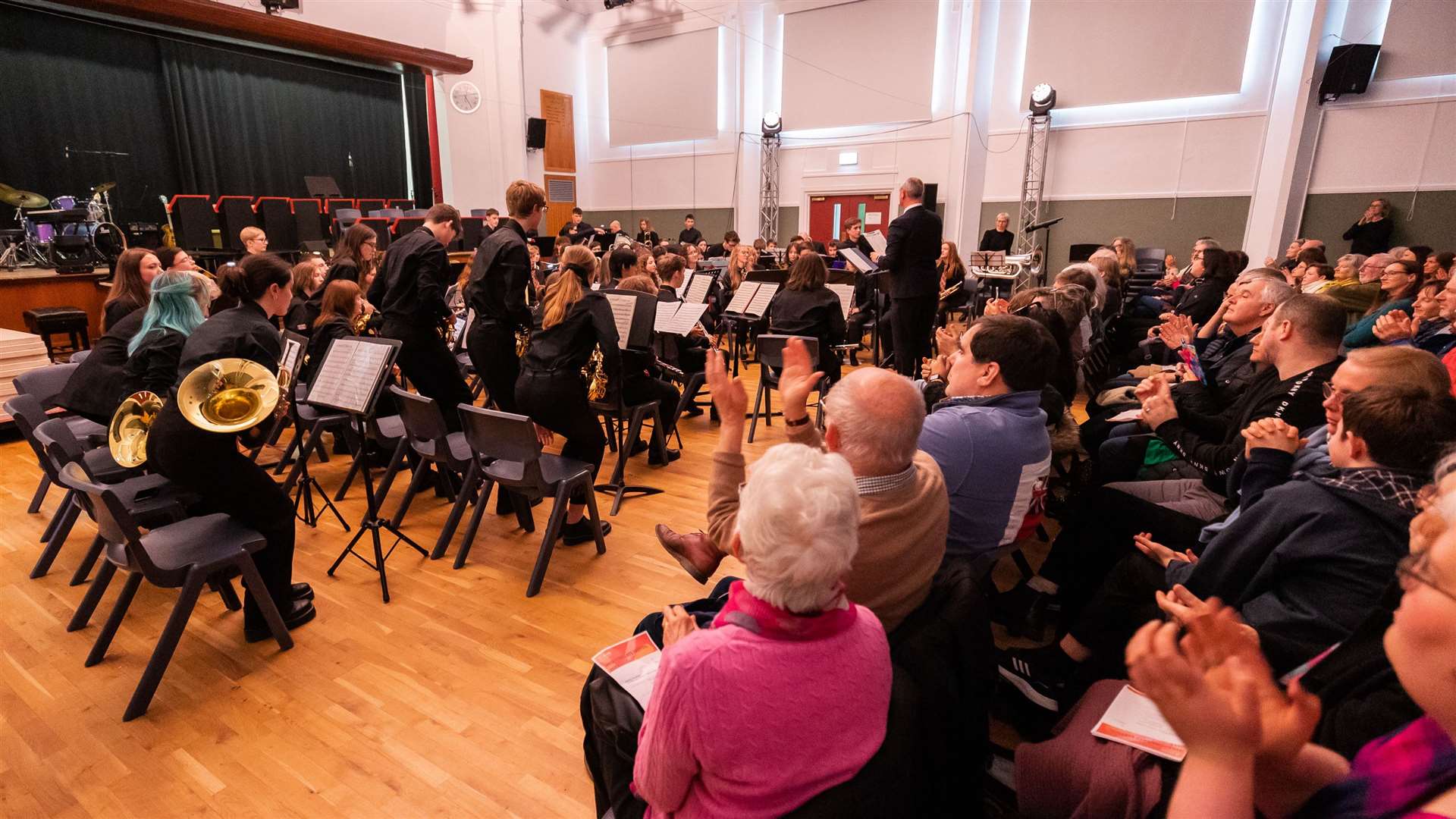 Action from the Highland Young Musicians' concert at Inverness High School on March 18, 2023. Picture: Paul Campbell Photography.