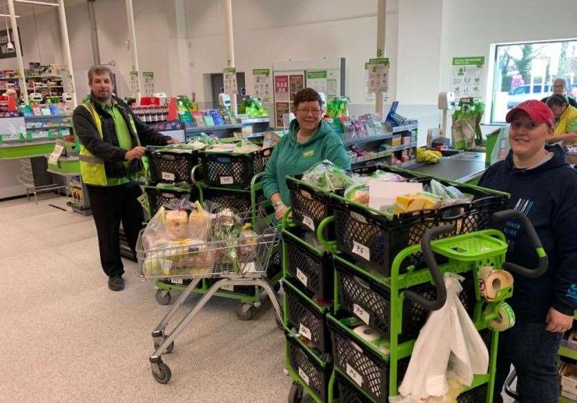 The supermarket driver delivered shopping to vulnerable people during the coronavirus lockdown (Asda/PA)