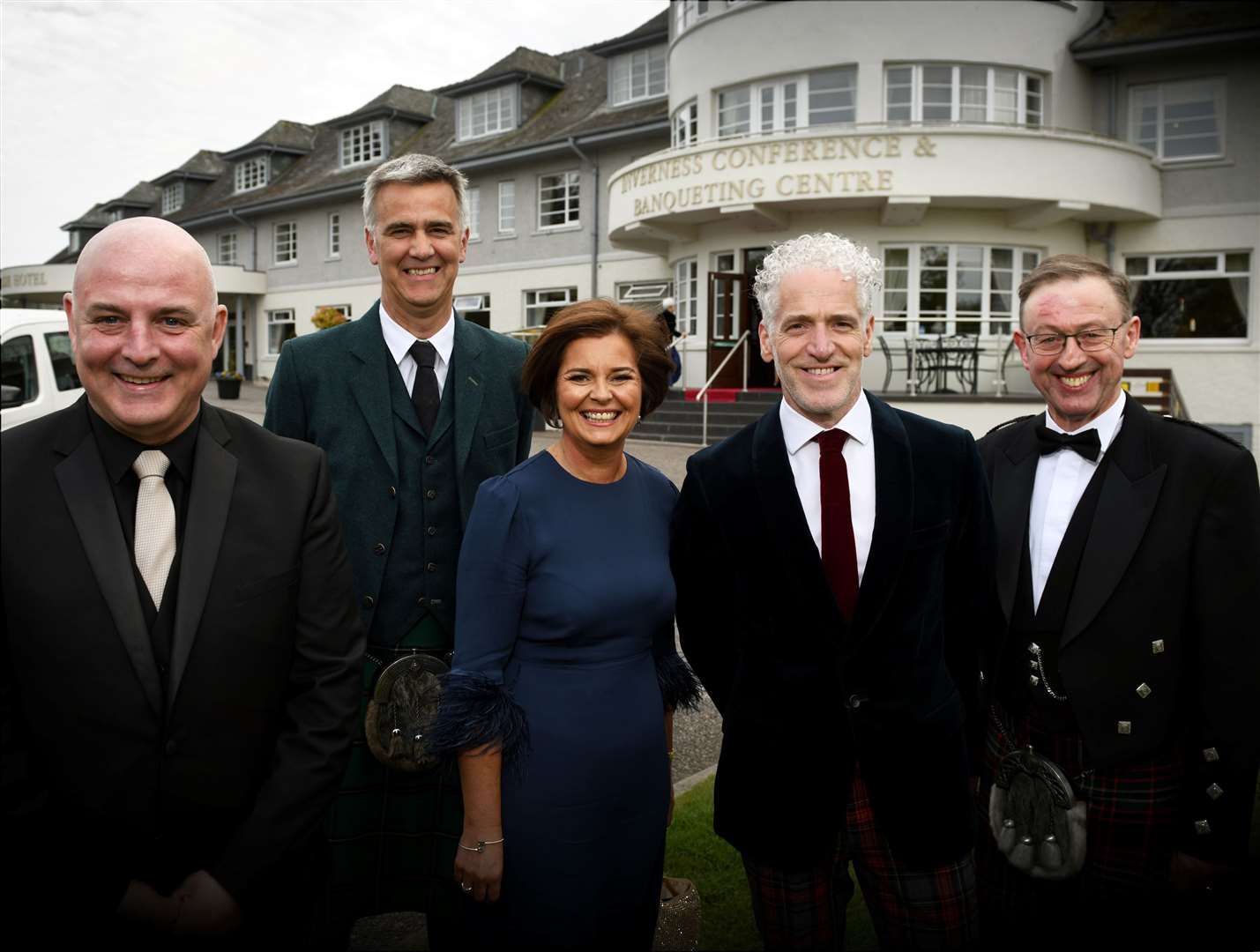 Liam Christie, Collin Marr, Eunice McAdam, Gordon Buchanan and Stewart Nicol. Picture: James Mackenzie.