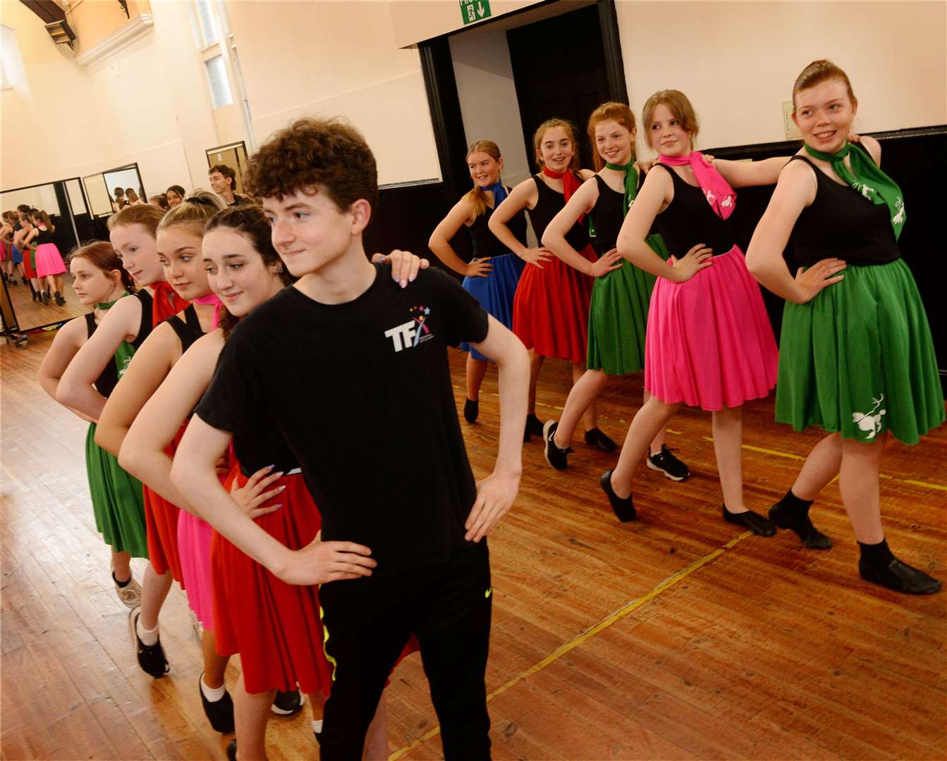 TFX Grease the musical rehearsal for the big show. Picture: Gary Anthony