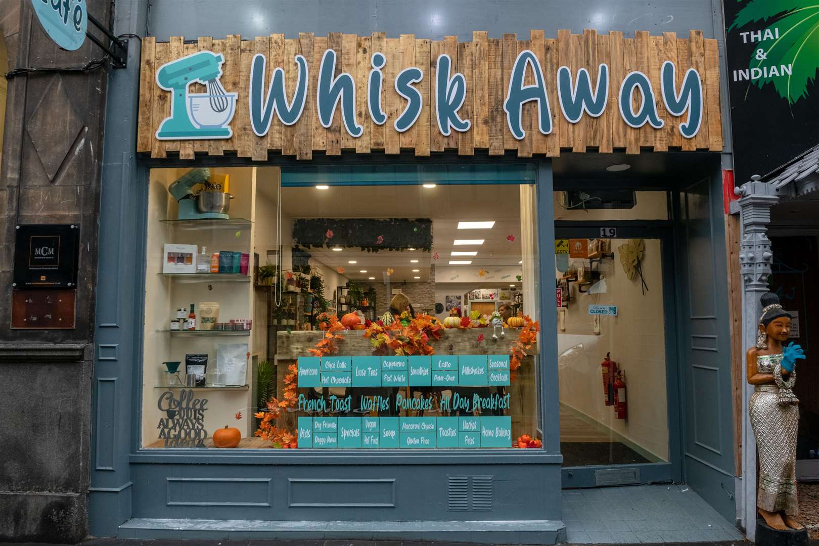 Whisk Away Cafe and Gift Shop, Queensgate, Inverness. Picture: Callum Mackay.